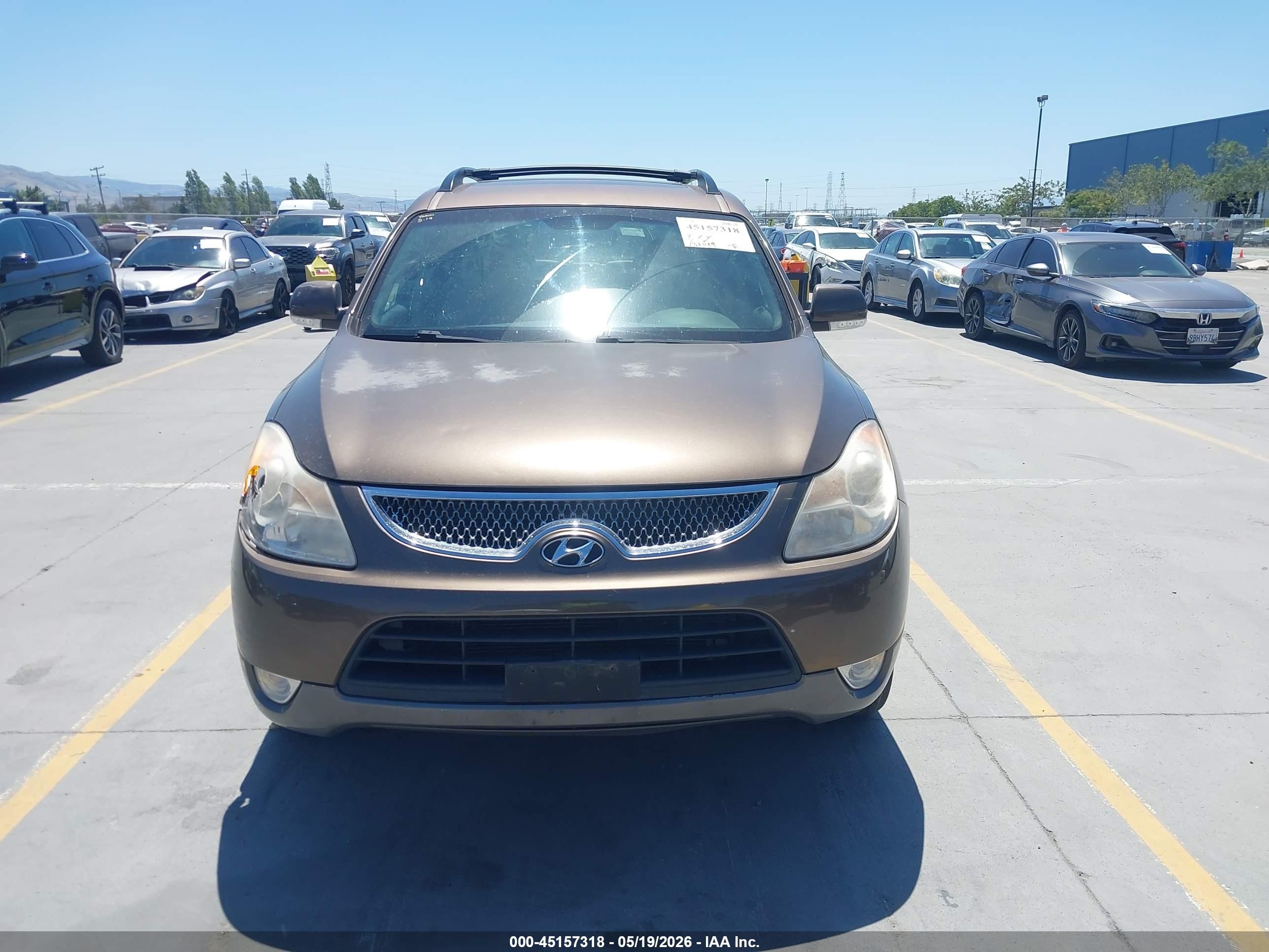2011 Hyundai Veracruz Limited Коричневый vin: KM8NU4CC8BU166233