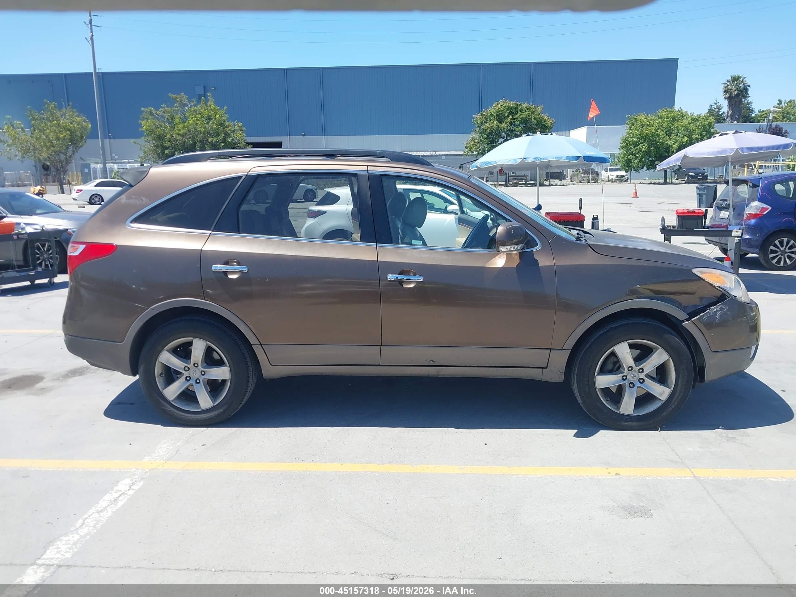 2011 Hyundai Veracruz Limited Коричневый vin: KM8NU4CC8BU166233