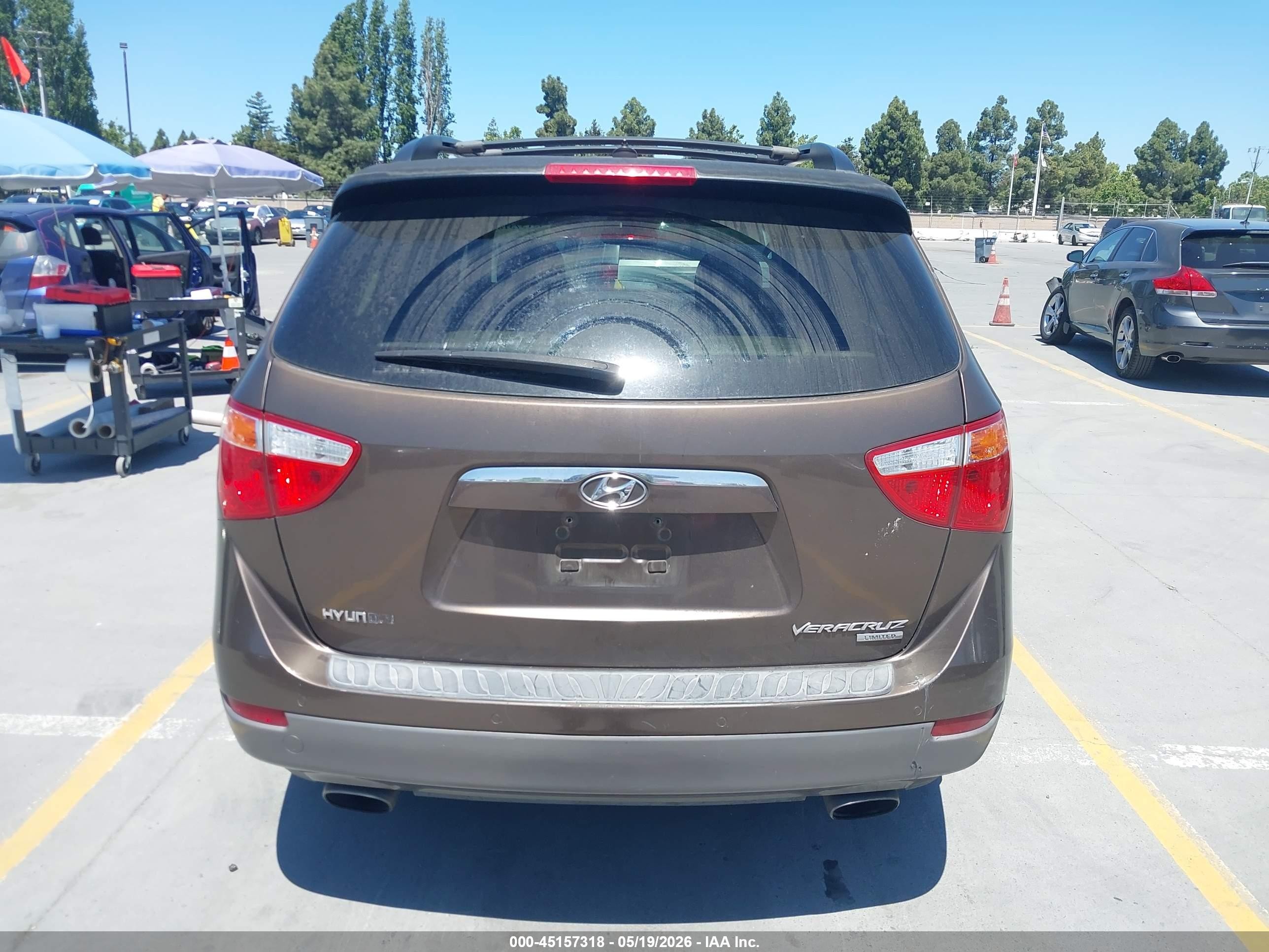 2011 Hyundai Veracruz Limited Коричневый vin: KM8NU4CC8BU166233