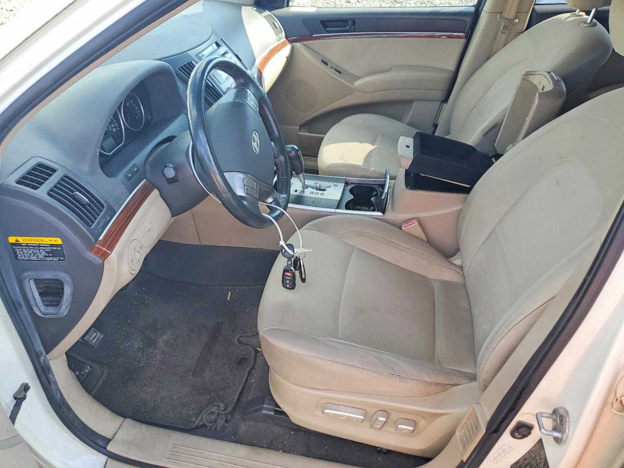 2010 Hyundai Veracruz Gls White vin: KM8NU4CC9AU103804