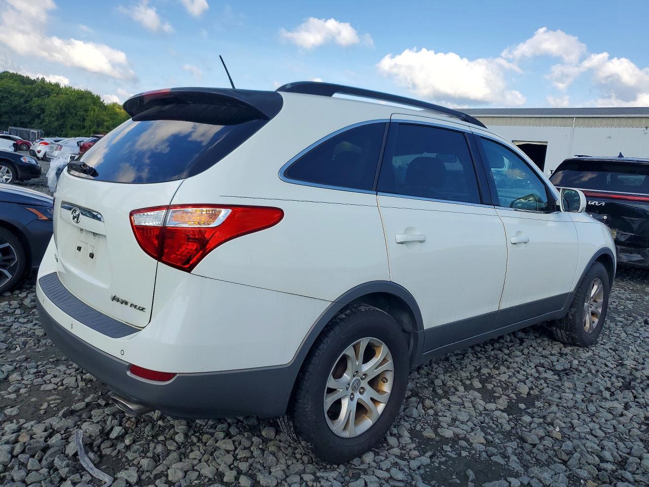 2010 Hyundai Veracruz Gls White vin: KM8NU4CC9AU103804