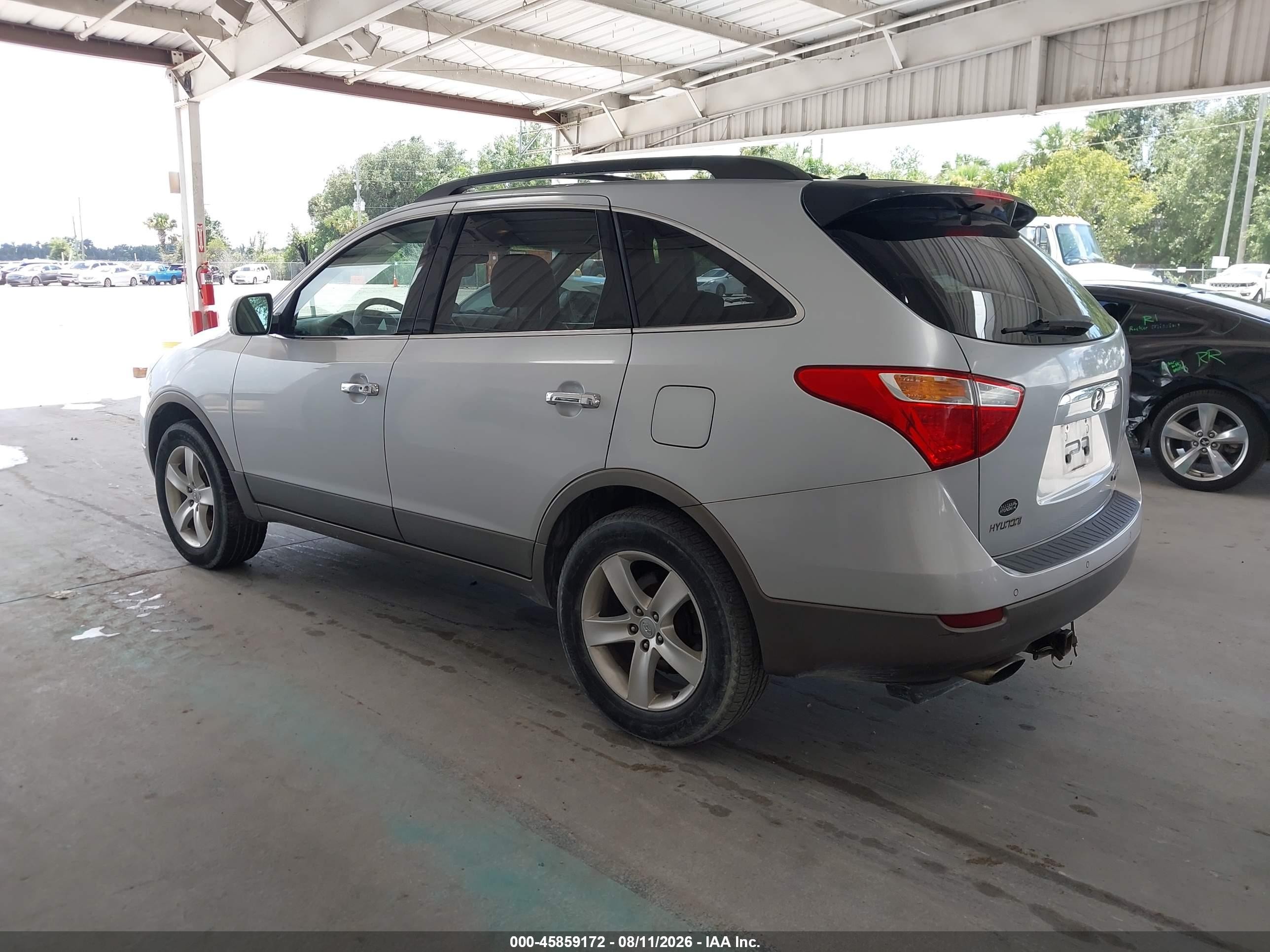 2011 Hyundai Veracruz Limited White vin: KM8NU4CC9BU165687