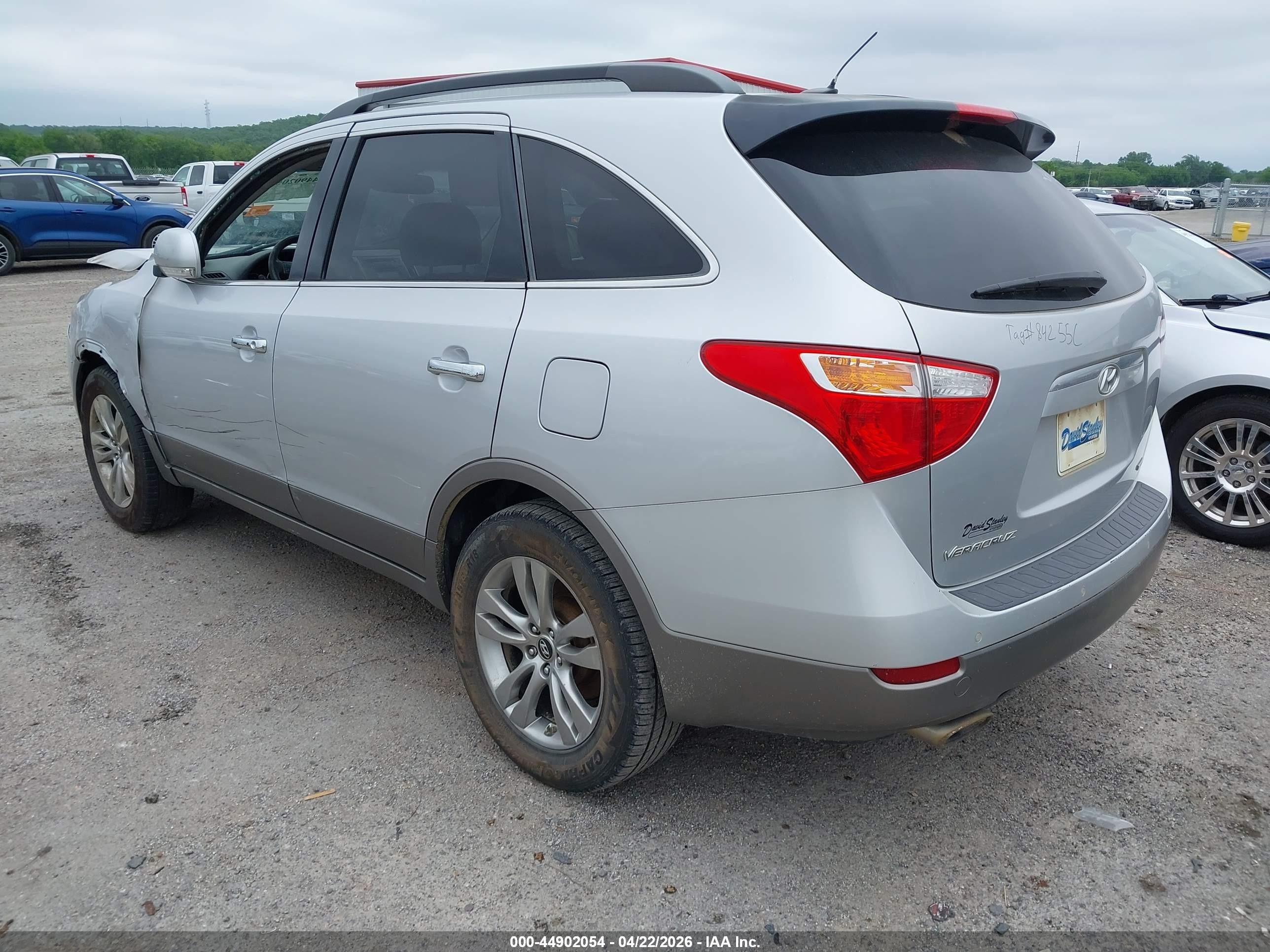 2012 Hyundai Veracruz Limited Silver vin: KM8NU4CC9CU195628