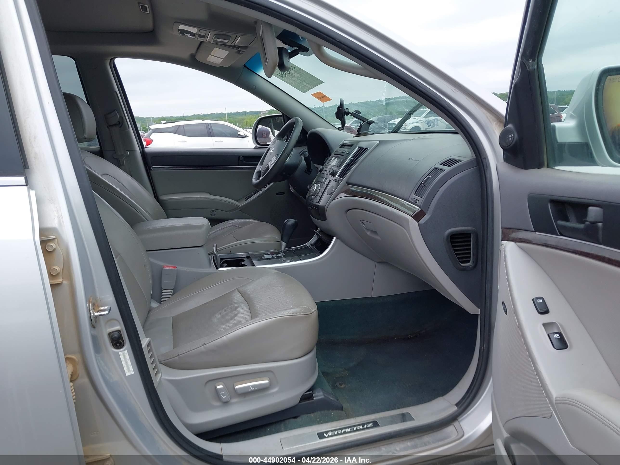 2012 Hyundai Veracruz Limited Silver vin: KM8NU4CC9CU195628