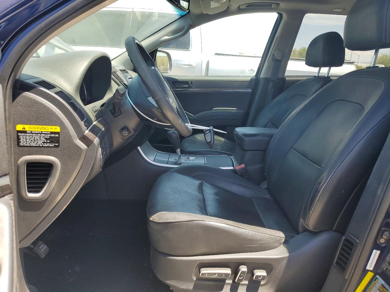 2010 Hyundai Veracruz Limited Blue vin: KM8NU4CCXAU138268