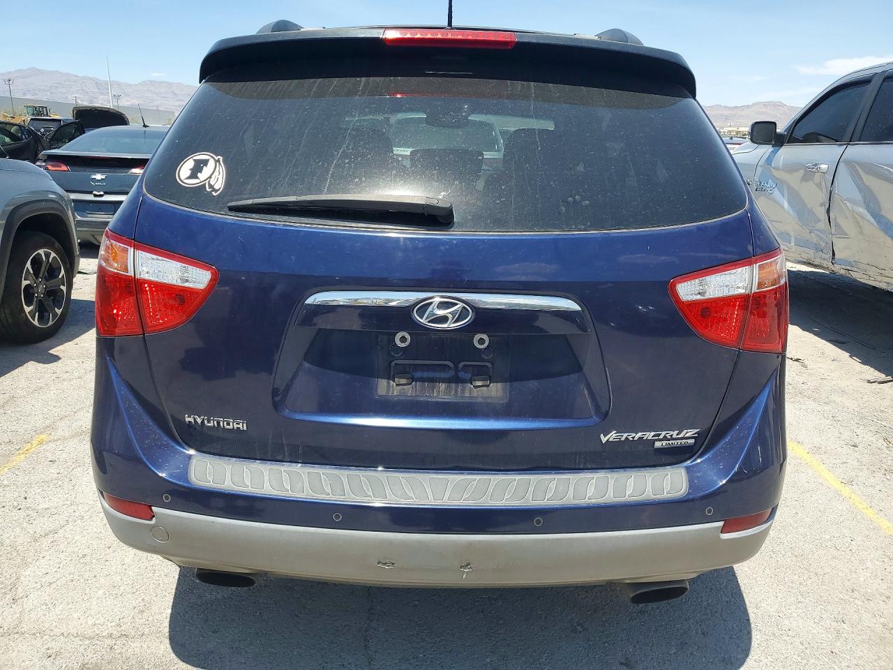 2010 Hyundai Veracruz Limited Blue vin: KM8NU4CCXAU138268