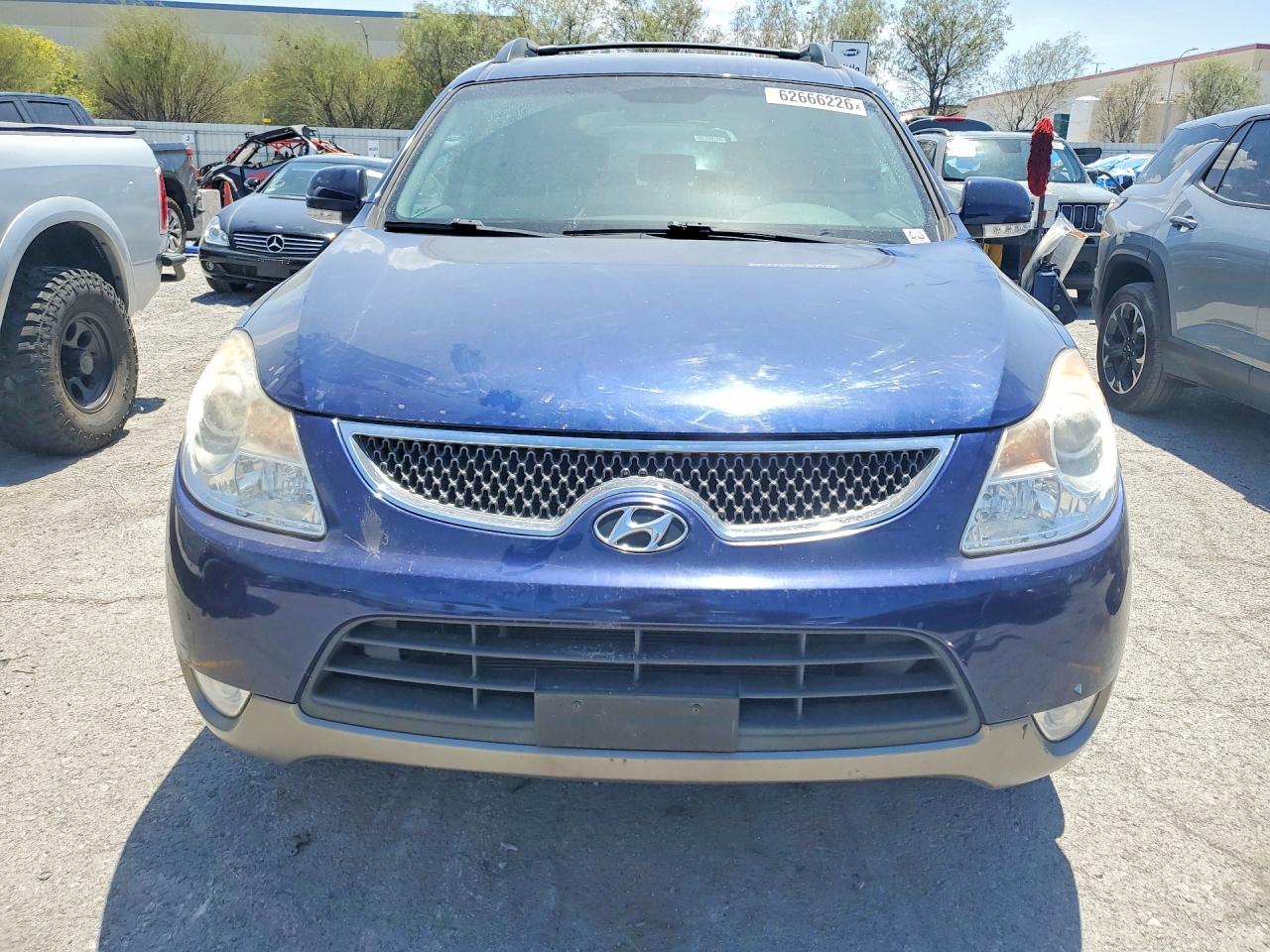 2010 Hyundai Veracruz Limited Blue vin: KM8NU4CCXAU138268