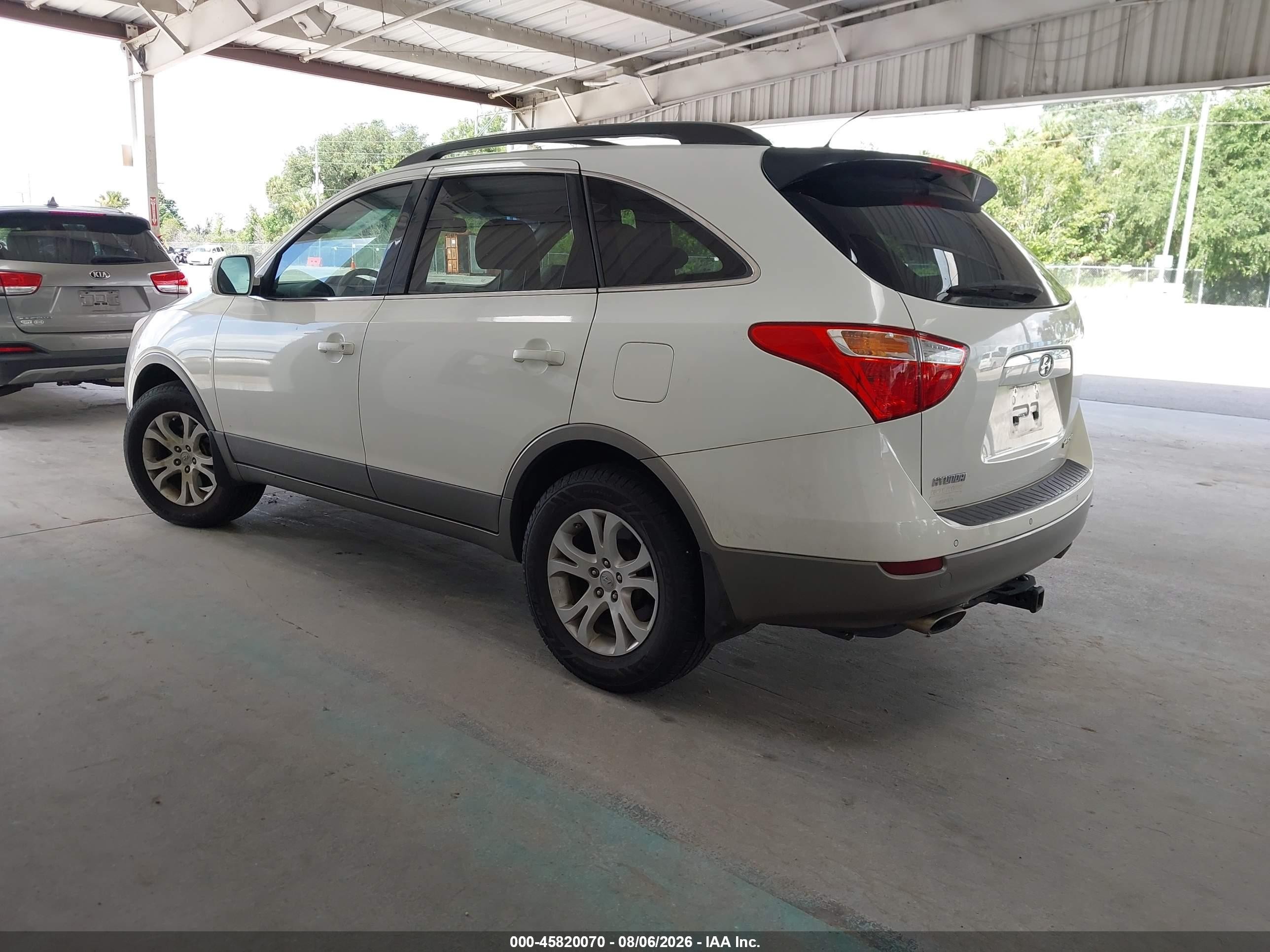 2011 Hyundai Veracruz Gls Белый vin: KM8NU4CCXBU153371