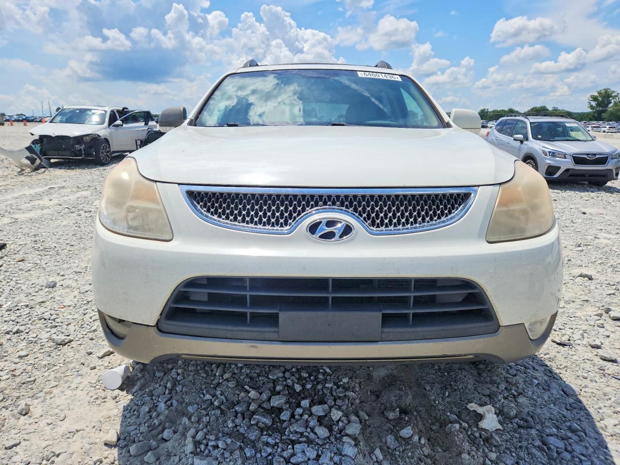 2011 Hyundai Veracruz Limited White vin: KM8NU4CCXBU170042