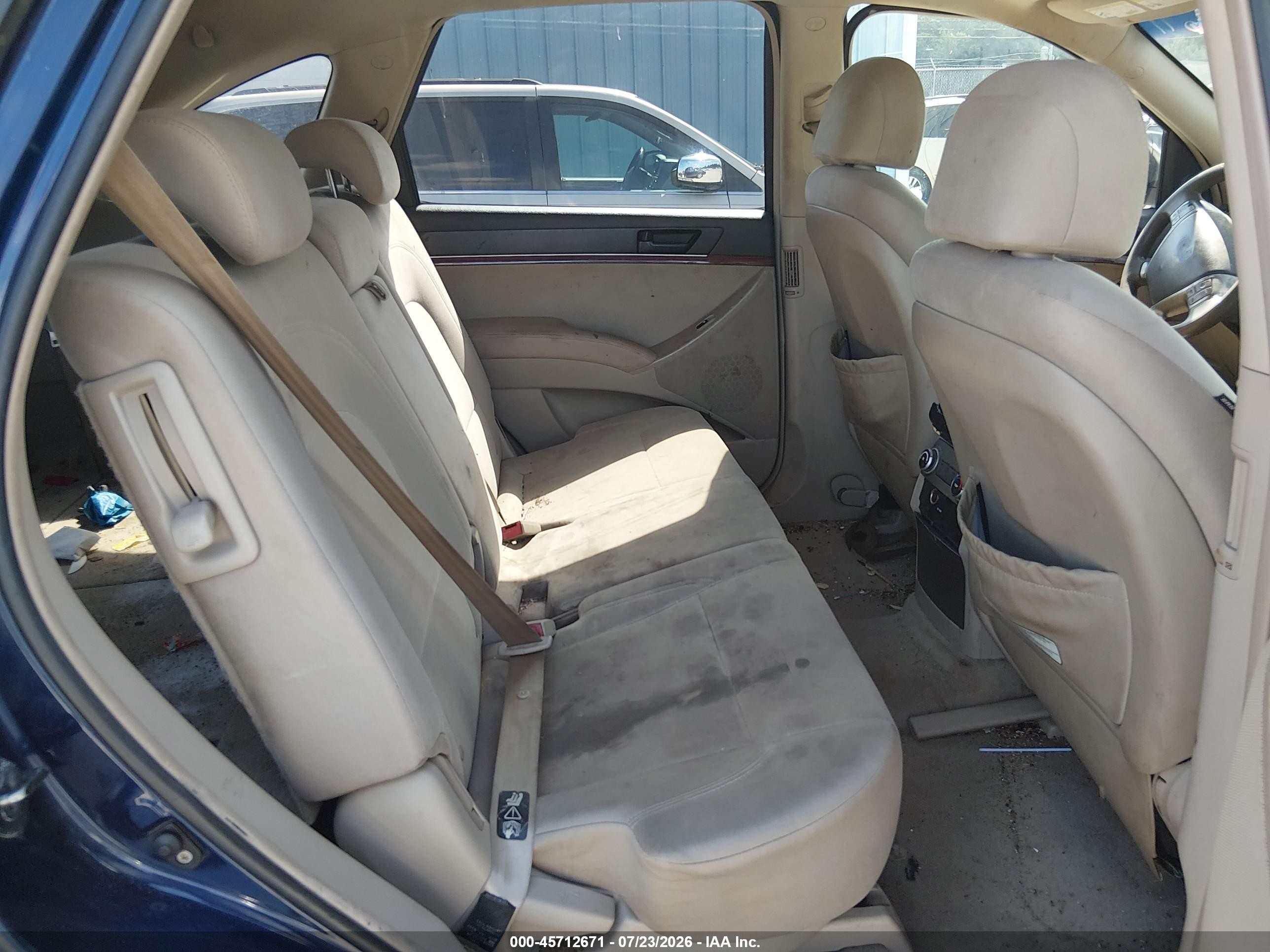 2007 Hyundai Veracruz Gls/limited/se Blue vin: KM8NU73C07U007974