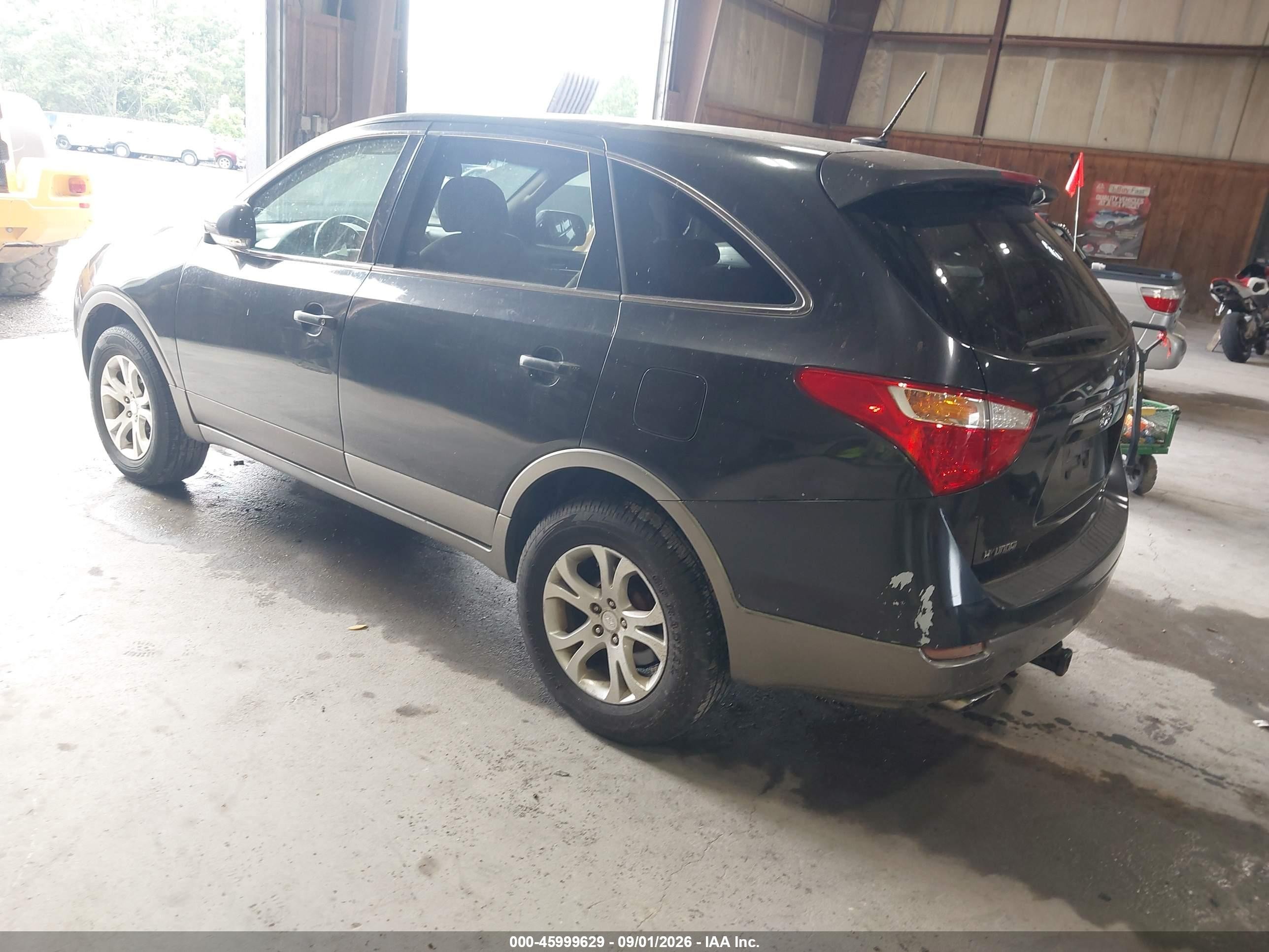 2008 Hyundai Veracruz Gls/limited/se Black vin: KM8NU73C08U046064