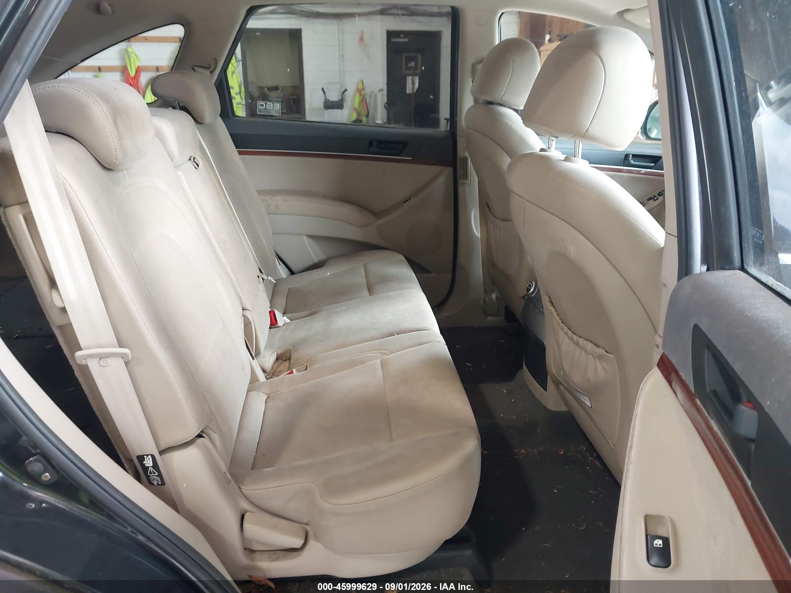 2008 Hyundai Veracruz Gls/limited/se Black vin: KM8NU73C08U046064