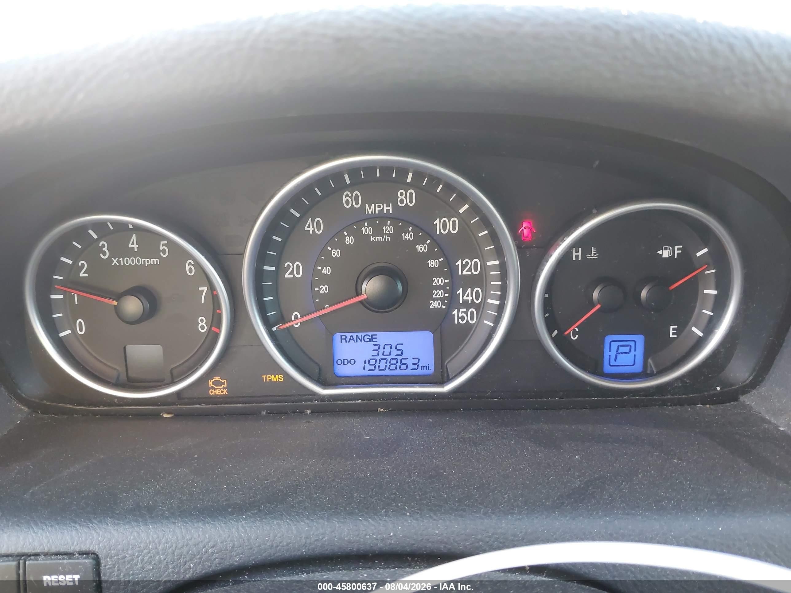 2008 Hyundai Veracruz Gls/limited/se Черный vin: KM8NU73C08U073331
