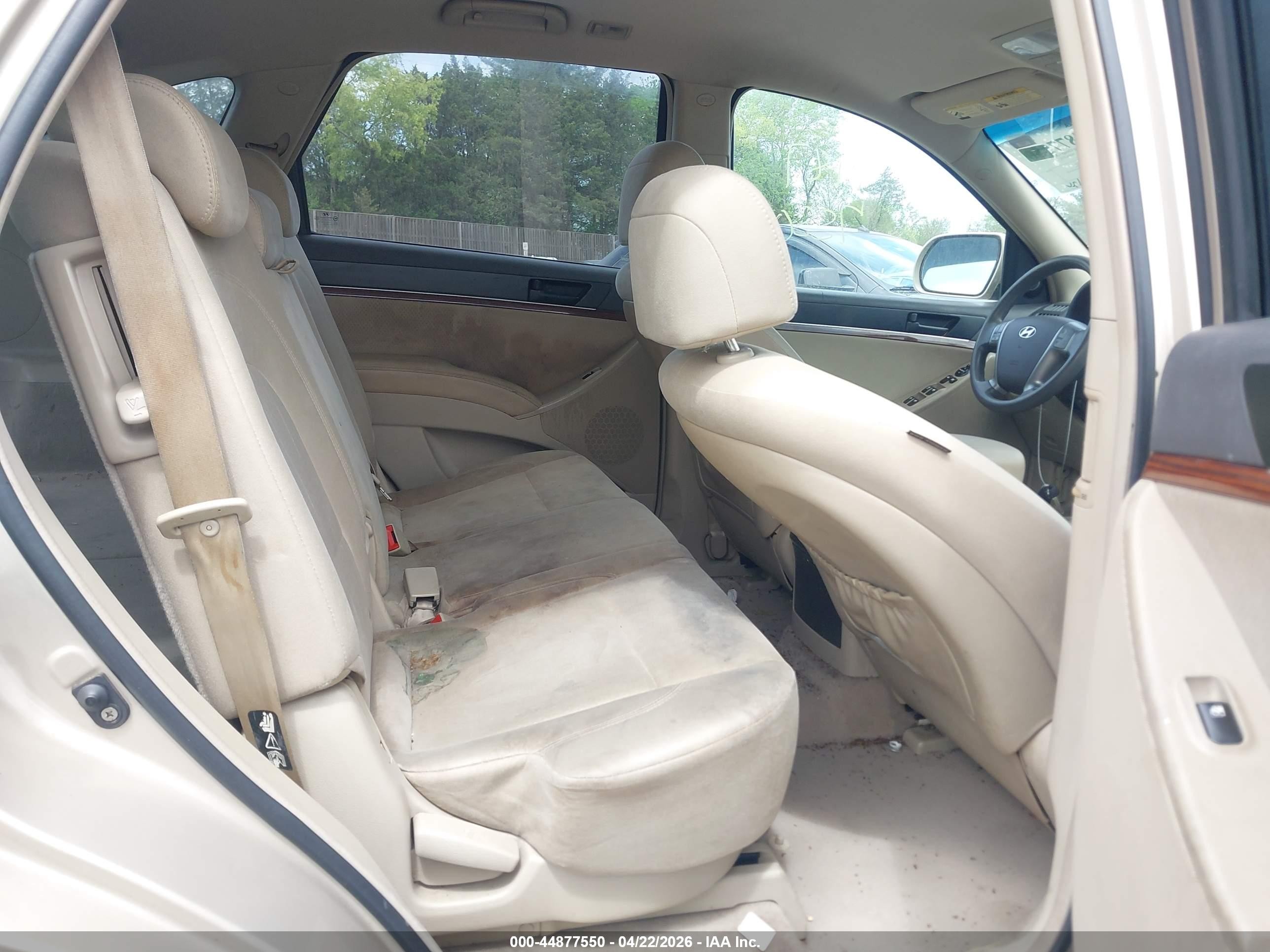 2007 Hyundai Veracruz Gls/limited/se Gold vin: KM8NU73C17U016084