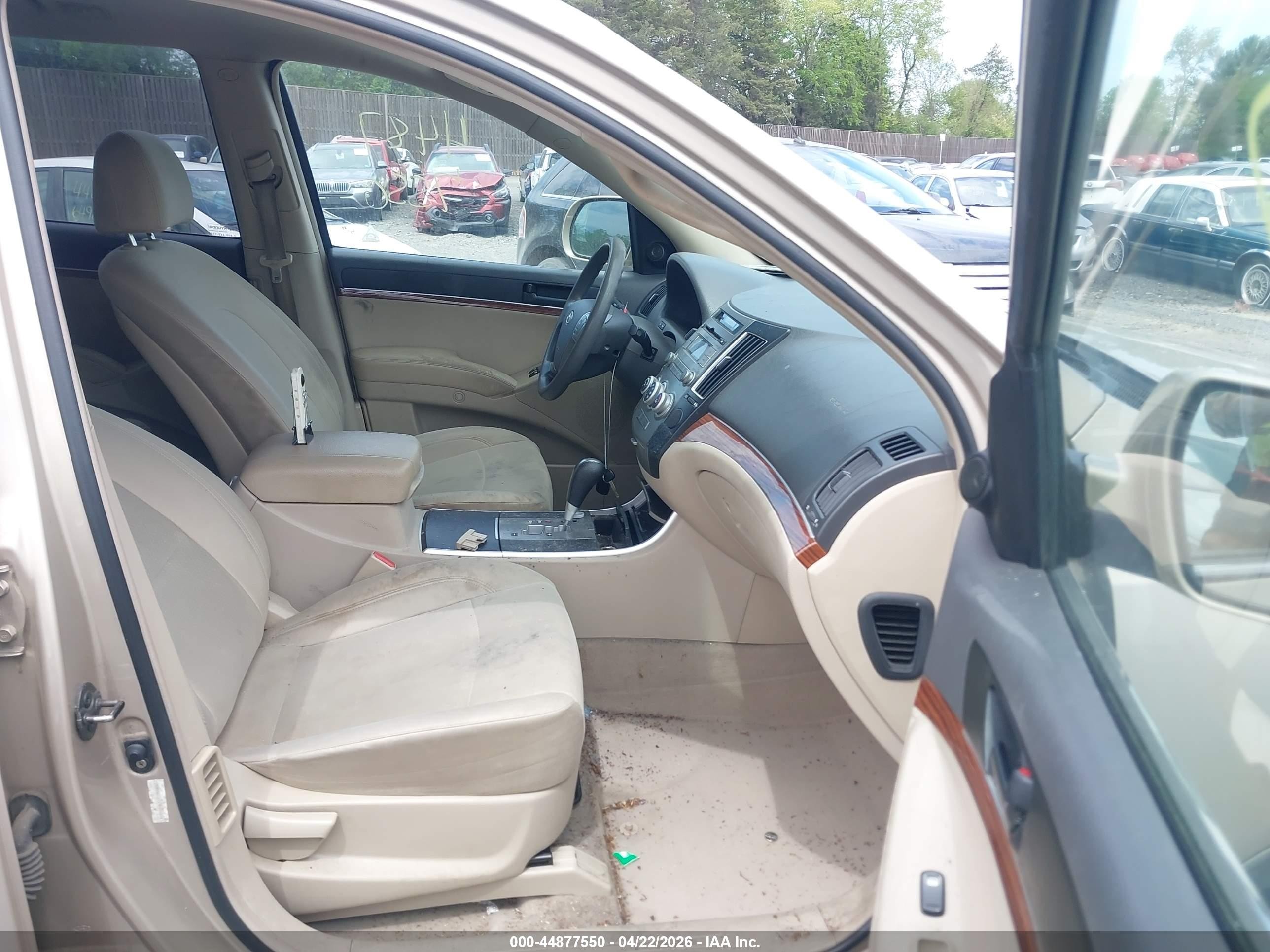 2007 Hyundai Veracruz Gls/limited/se Gold vin: KM8NU73C17U016084