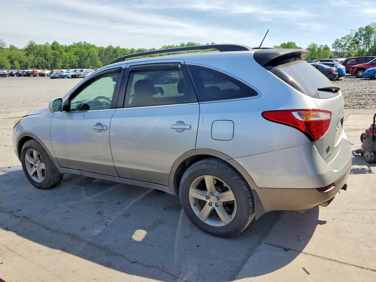 2009 Hyundai Veracruz Gls Silver vin: KM8NU73C19U080192