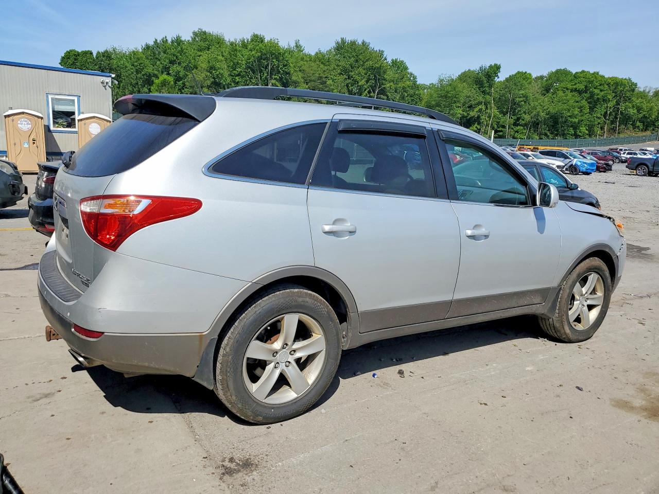 2009 Hyundai Veracruz Gls Silver vin: KM8NU73C19U080192