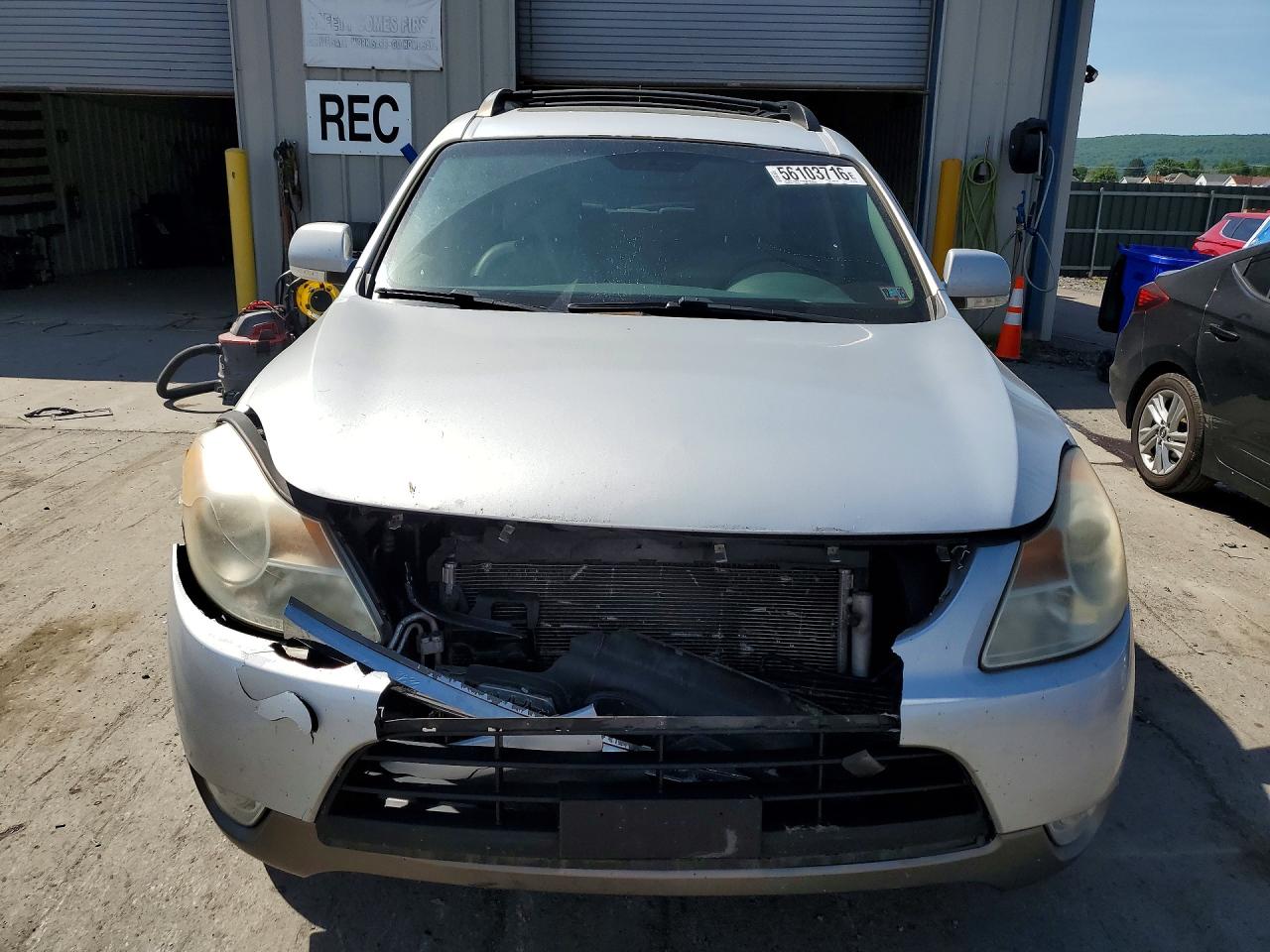 2009 Hyundai Veracruz Gls Silver vin: KM8NU73C19U080192