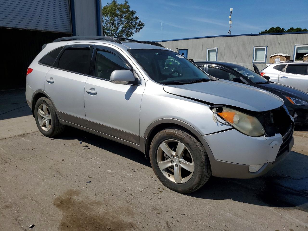 2009 Hyundai Veracruz Gls Silver vin: KM8NU73C19U080192