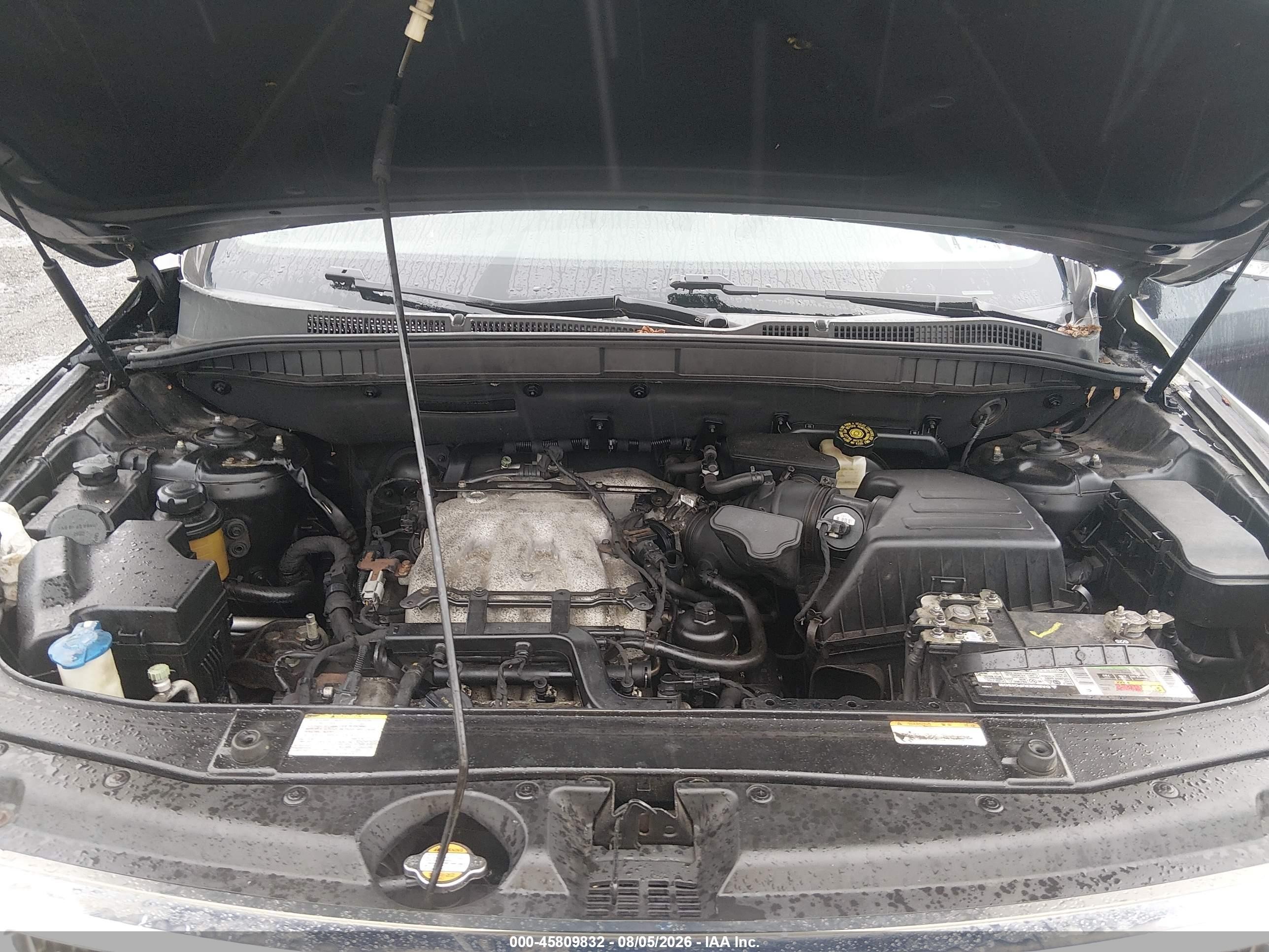 2008 Hyundai Veracruz Gls/limited/se Blue vin: KM8NU73C28U061696