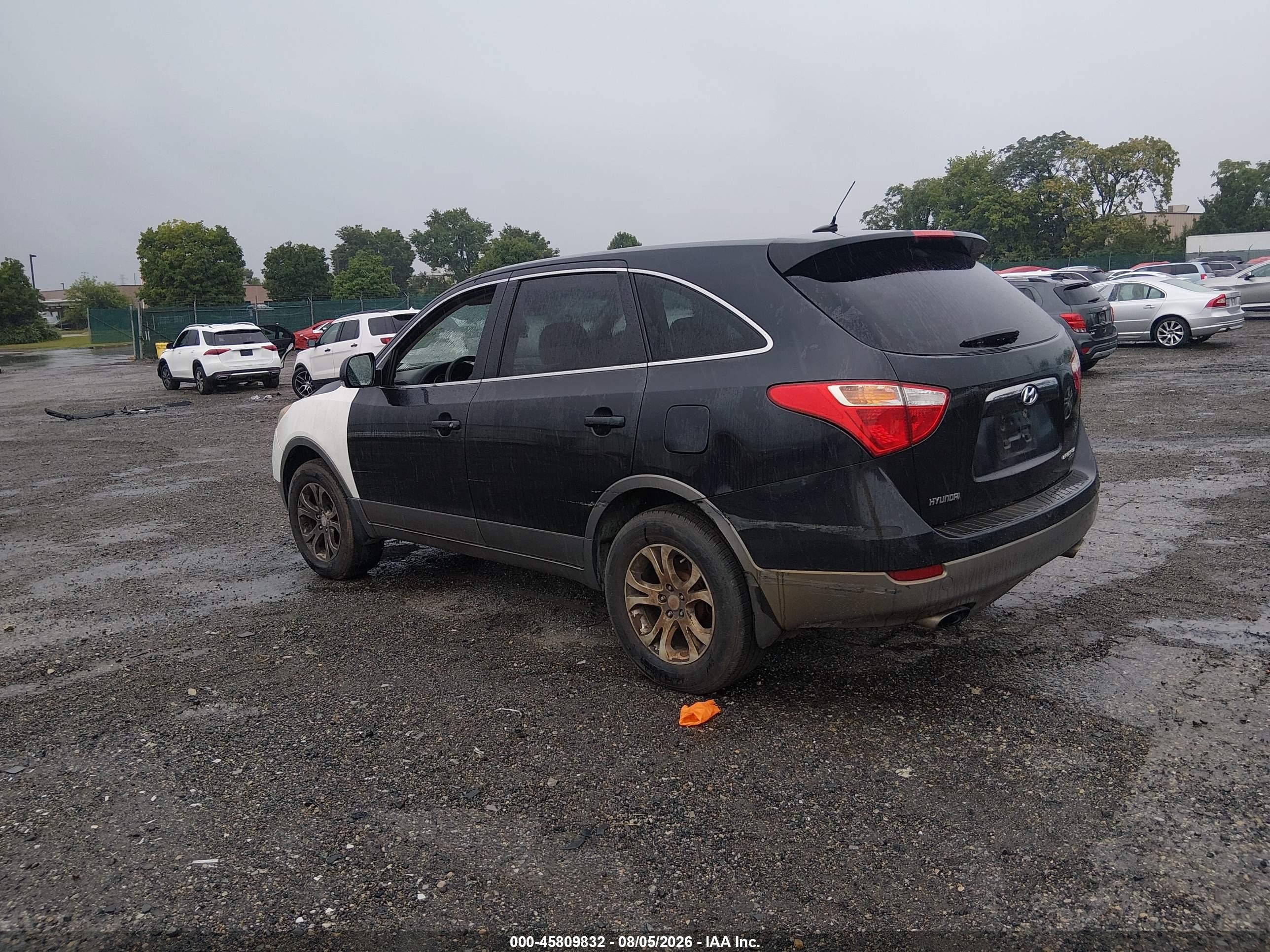 2008 Hyundai Veracruz Gls/limited/se Blue vin: KM8NU73C28U061696