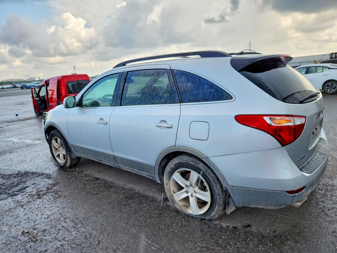 2009 Hyundai Veracruz Gls Silver vin: KM8NU73C29U079519