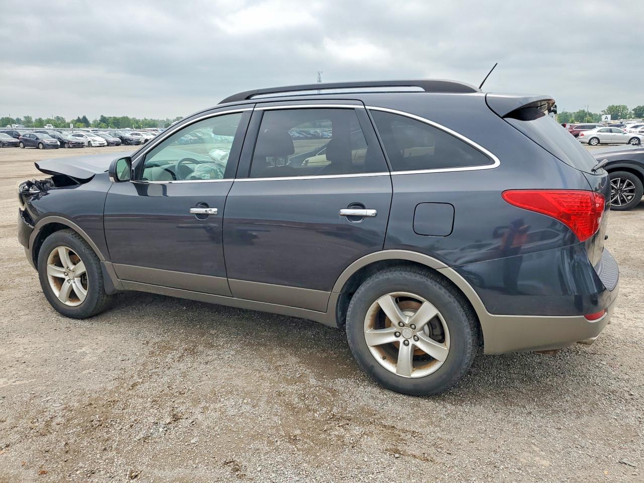 2007 Hyundai Veracruz Gls Black vin: KM8NU73C37U011730