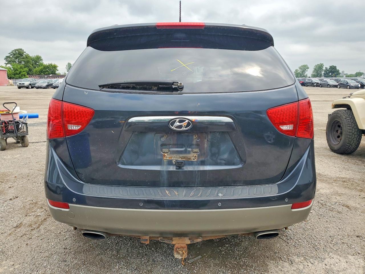 2007 Hyundai Veracruz Gls Black vin: KM8NU73C37U011730