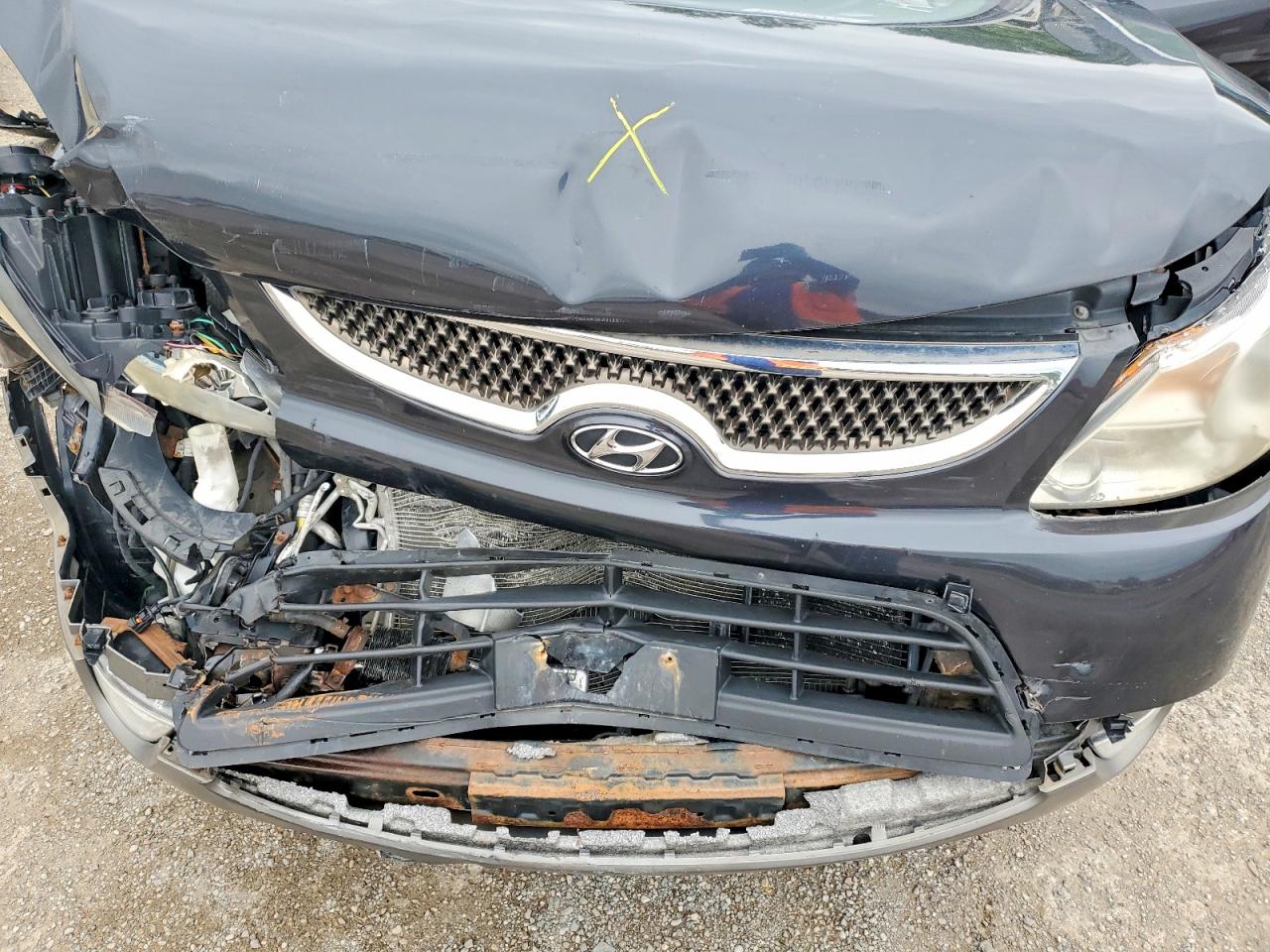 2007 Hyundai Veracruz Gls Black vin: KM8NU73C37U011730