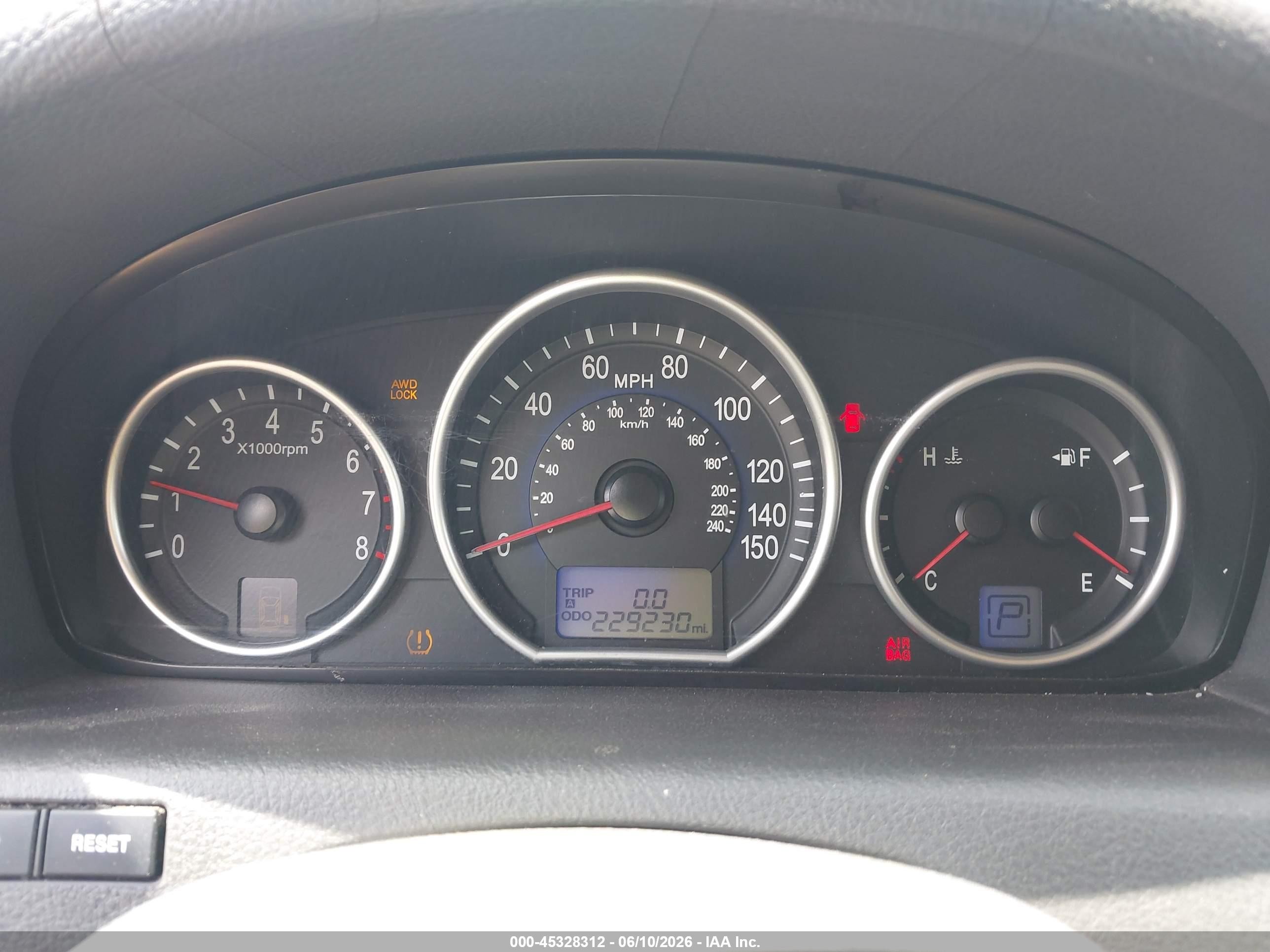 2007 Hyundai Veracruz   Gold vin: KM8NU73C37U013736