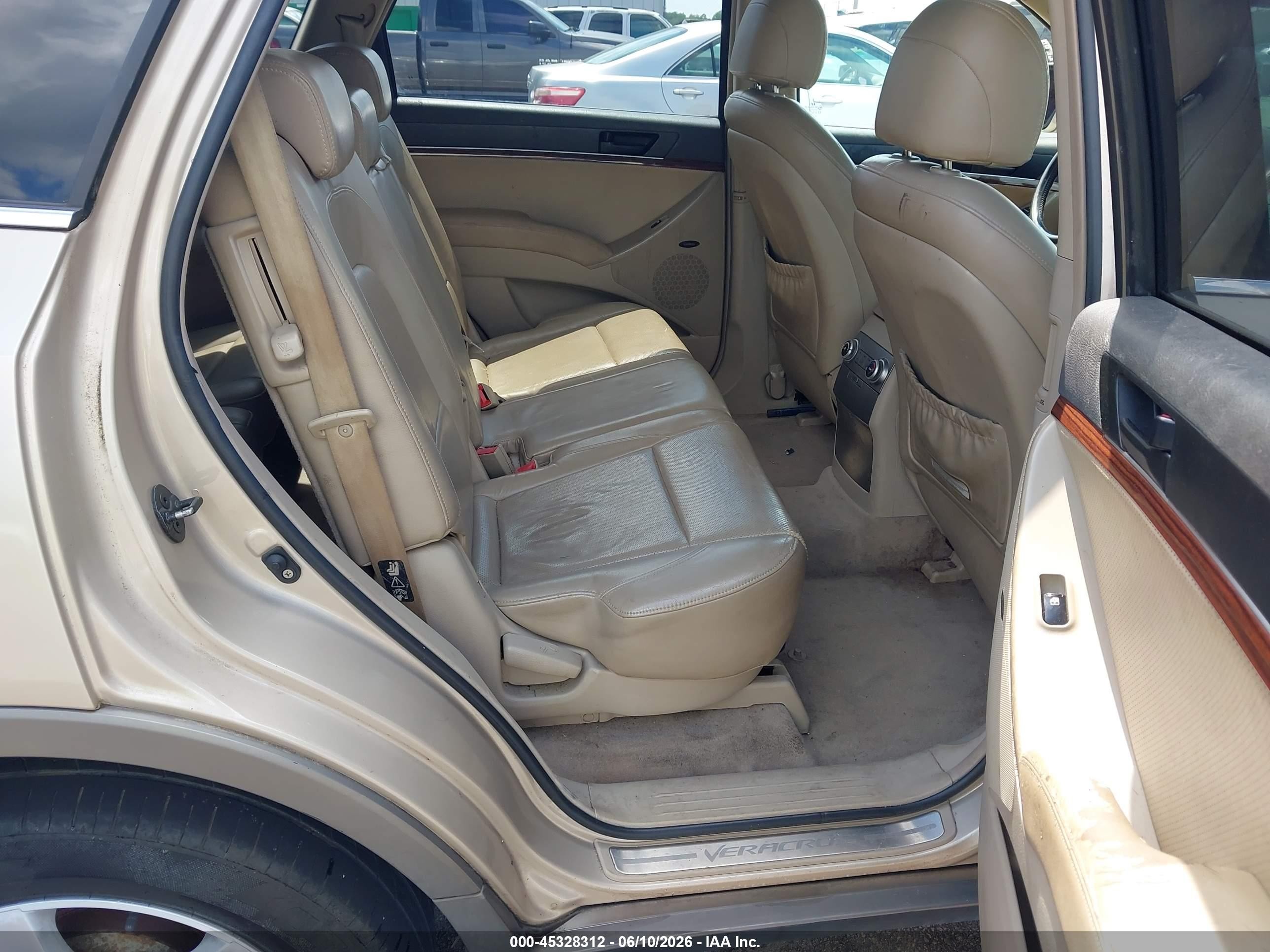 2007 Hyundai Veracruz   Gold vin: KM8NU73C37U013736
