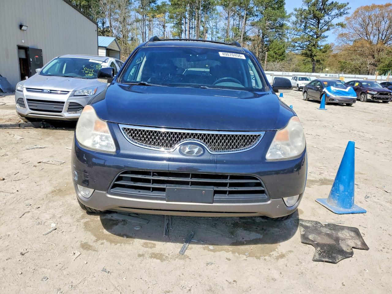 2007 Hyundai Veracruz Gls Black vin: KM8NU73C37U015518