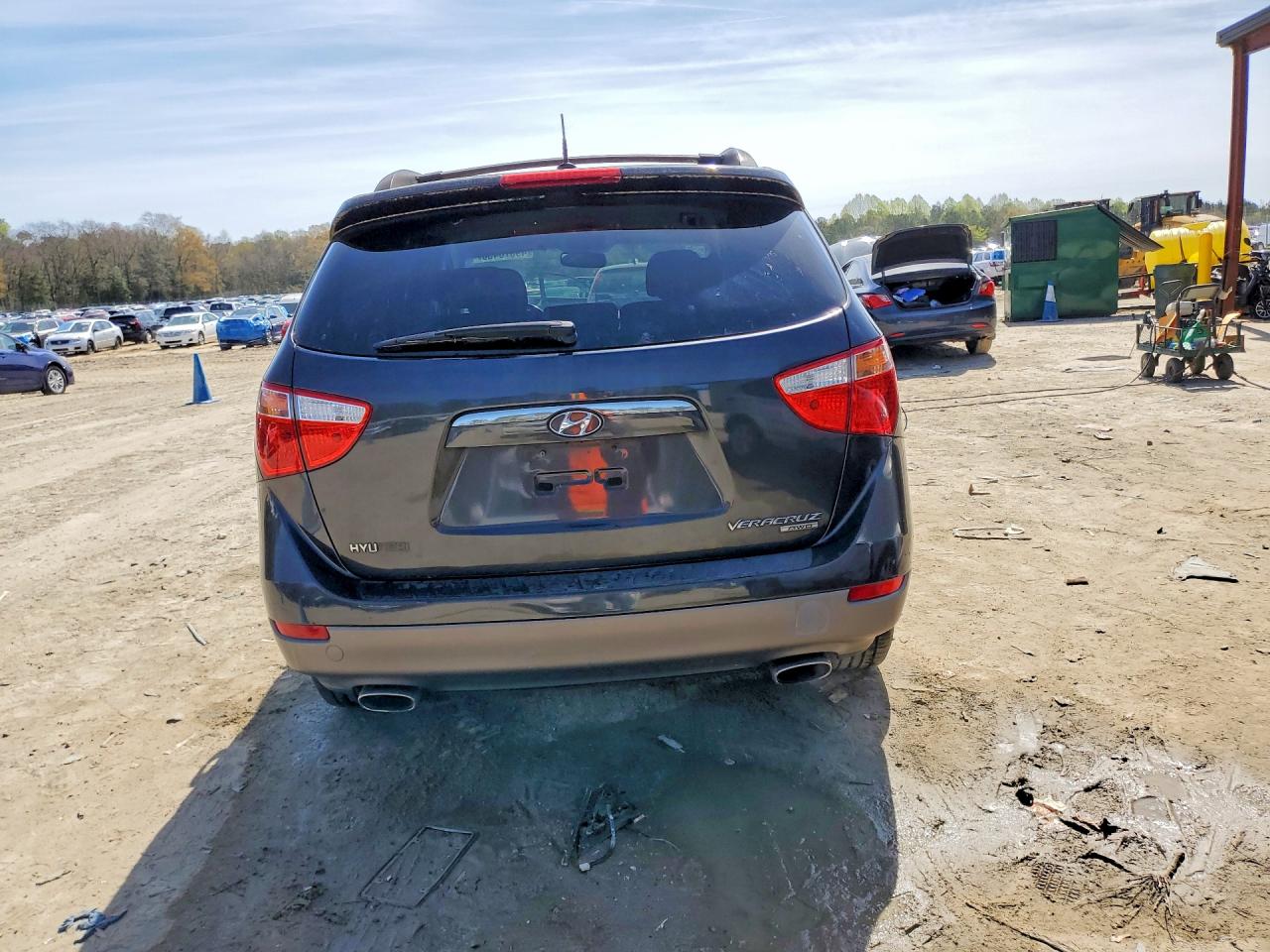 2007 Hyundai Veracruz Gls Black vin: KM8NU73C37U015518