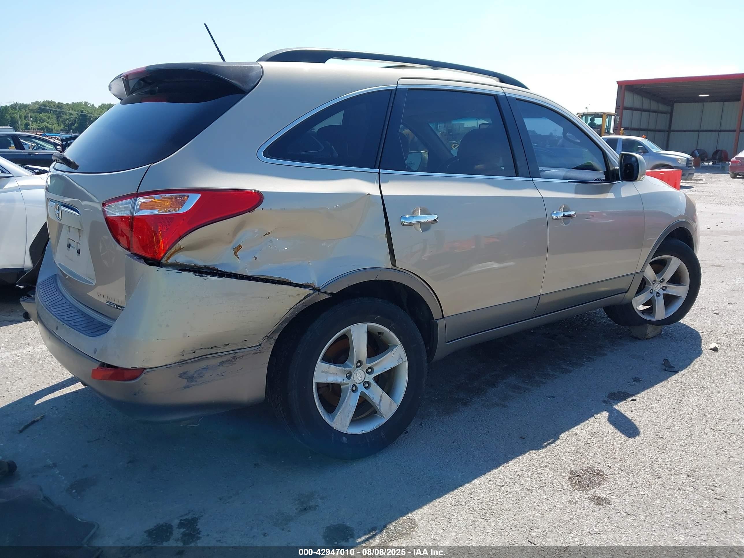 2008 Hyundai Veracruz Gls/limited/se Tan vin: KM8NU73C38U050397