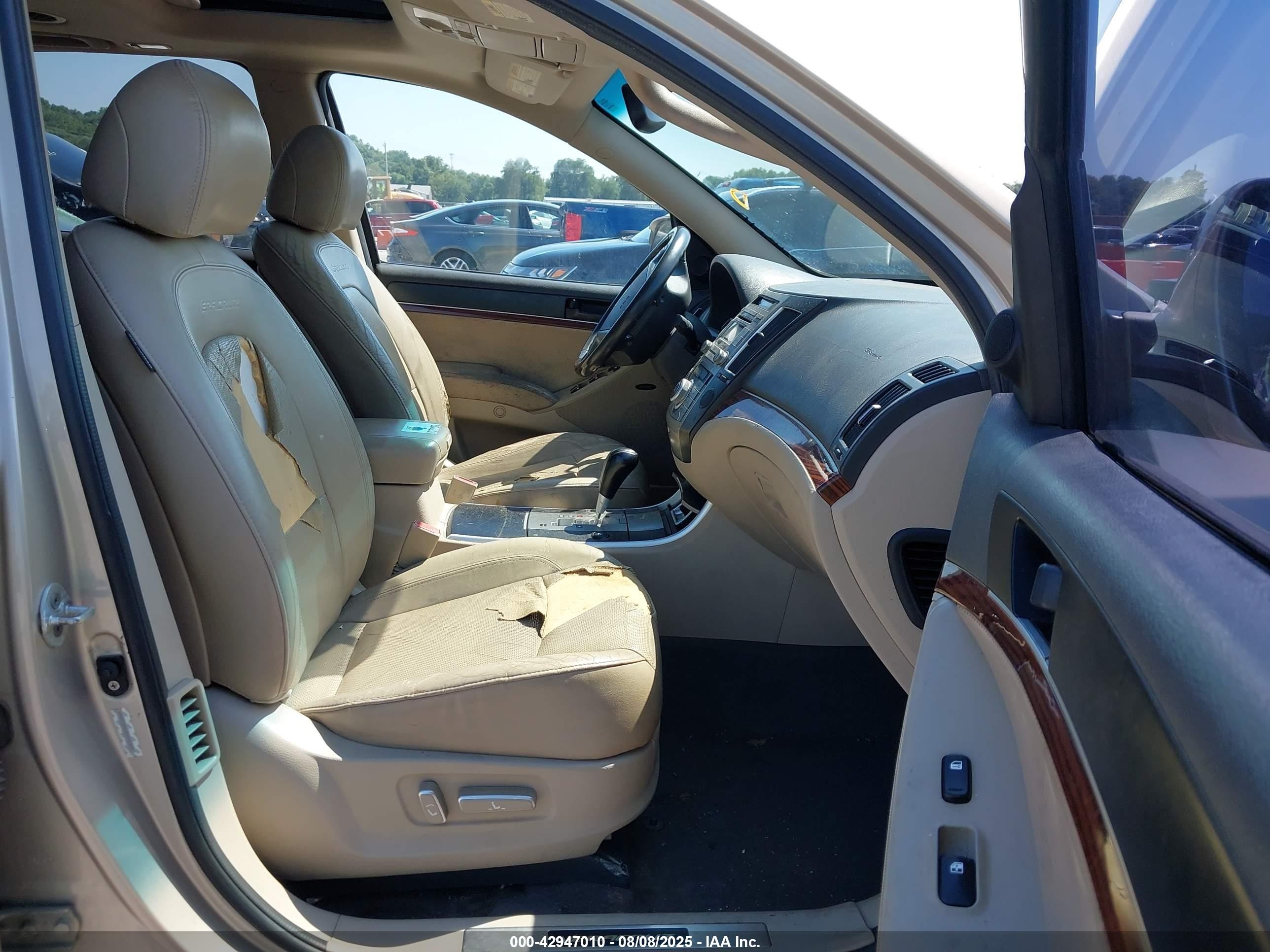 2008 Hyundai Veracruz Gls/limited/se Tan vin: KM8NU73C38U050397
