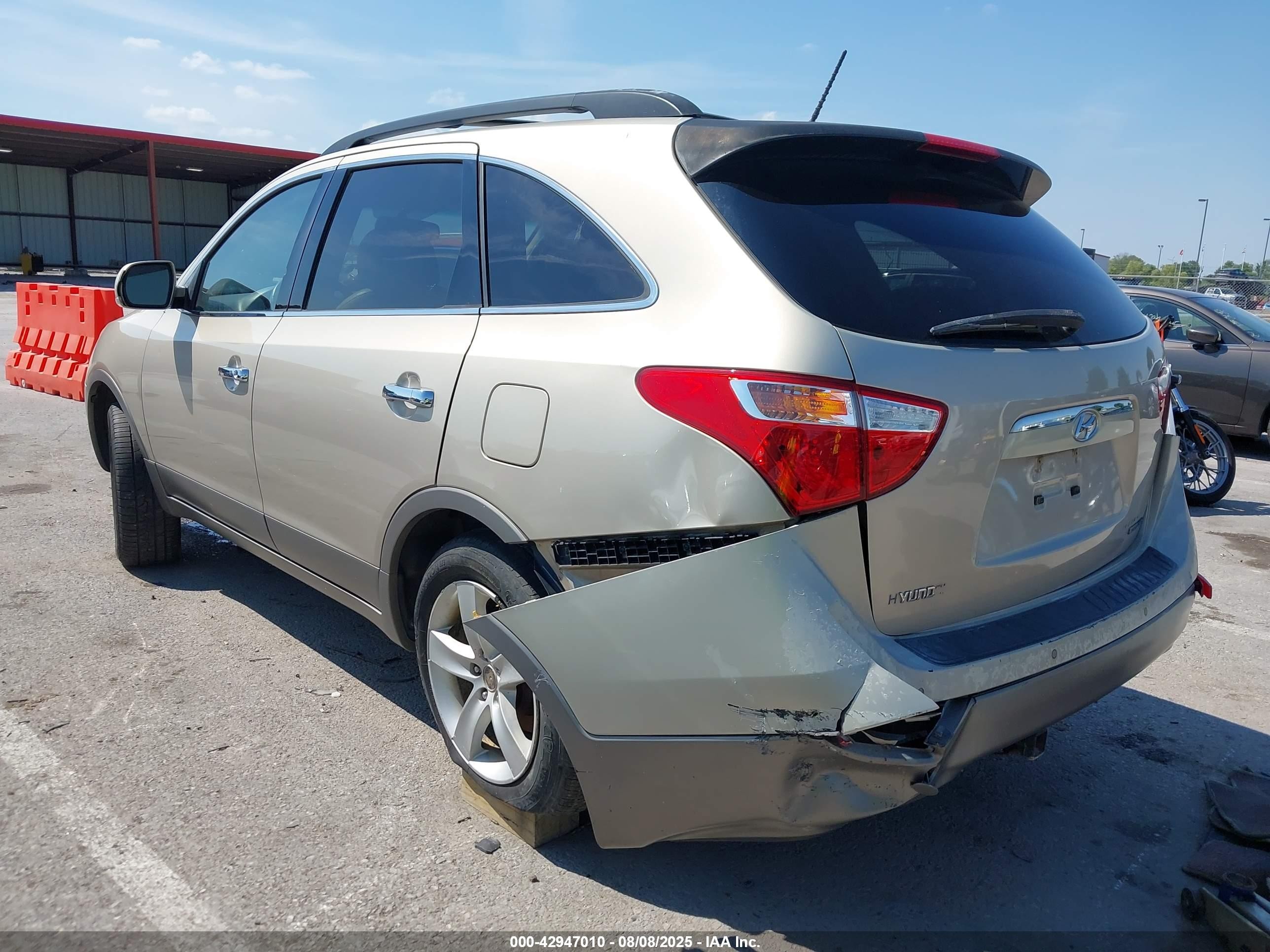 2008 Hyundai Veracruz Gls/limited/se Tan vin: KM8NU73C38U050397
