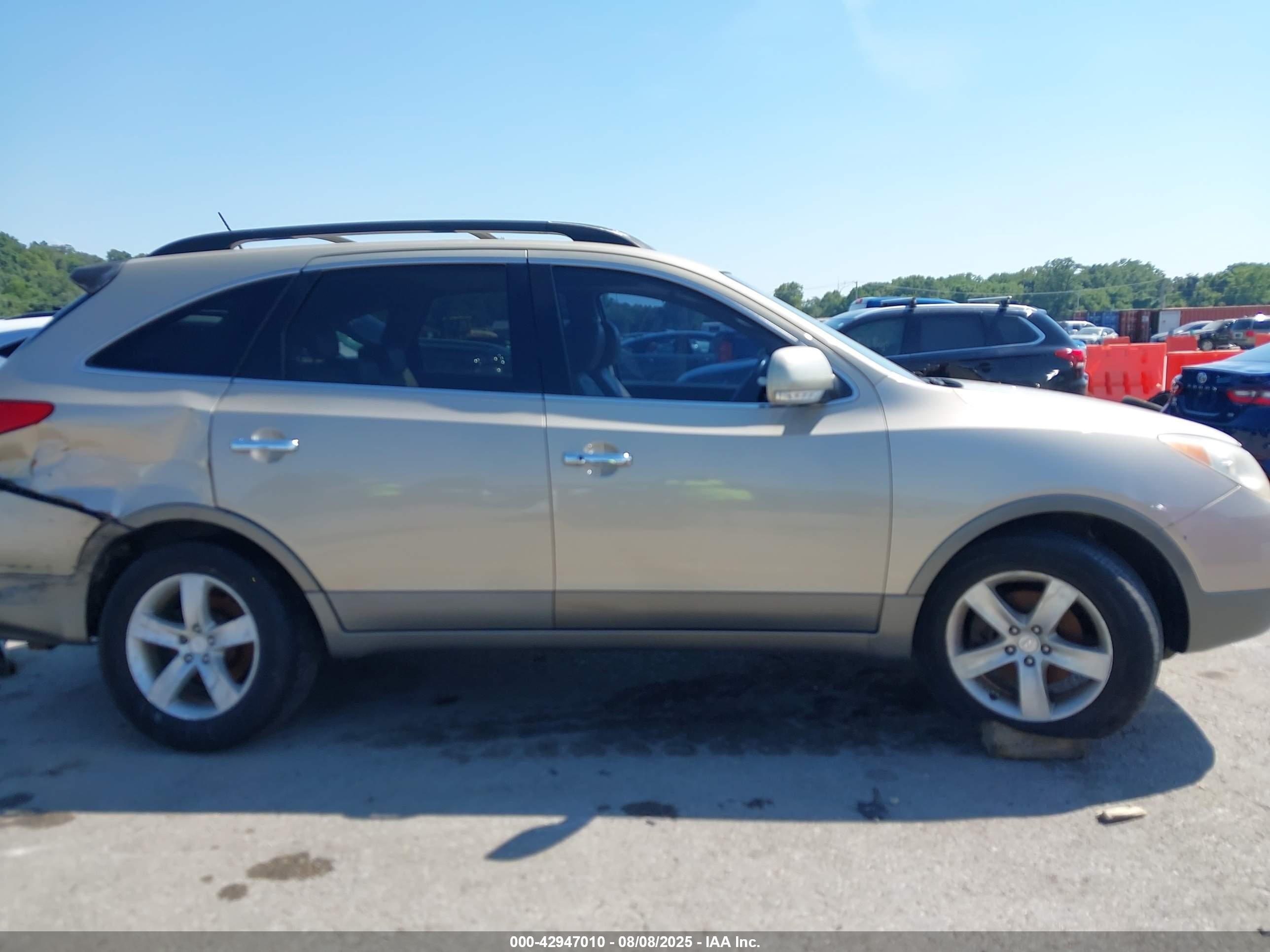 2008 Hyundai Veracruz Gls/limited/se Tan vin: KM8NU73C38U050397