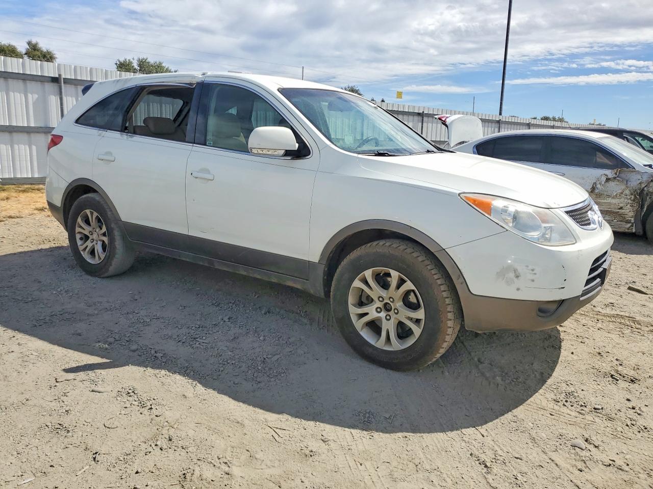 2007 Hyundai Veracruz Gls White vin: KM8NU73C47U006357