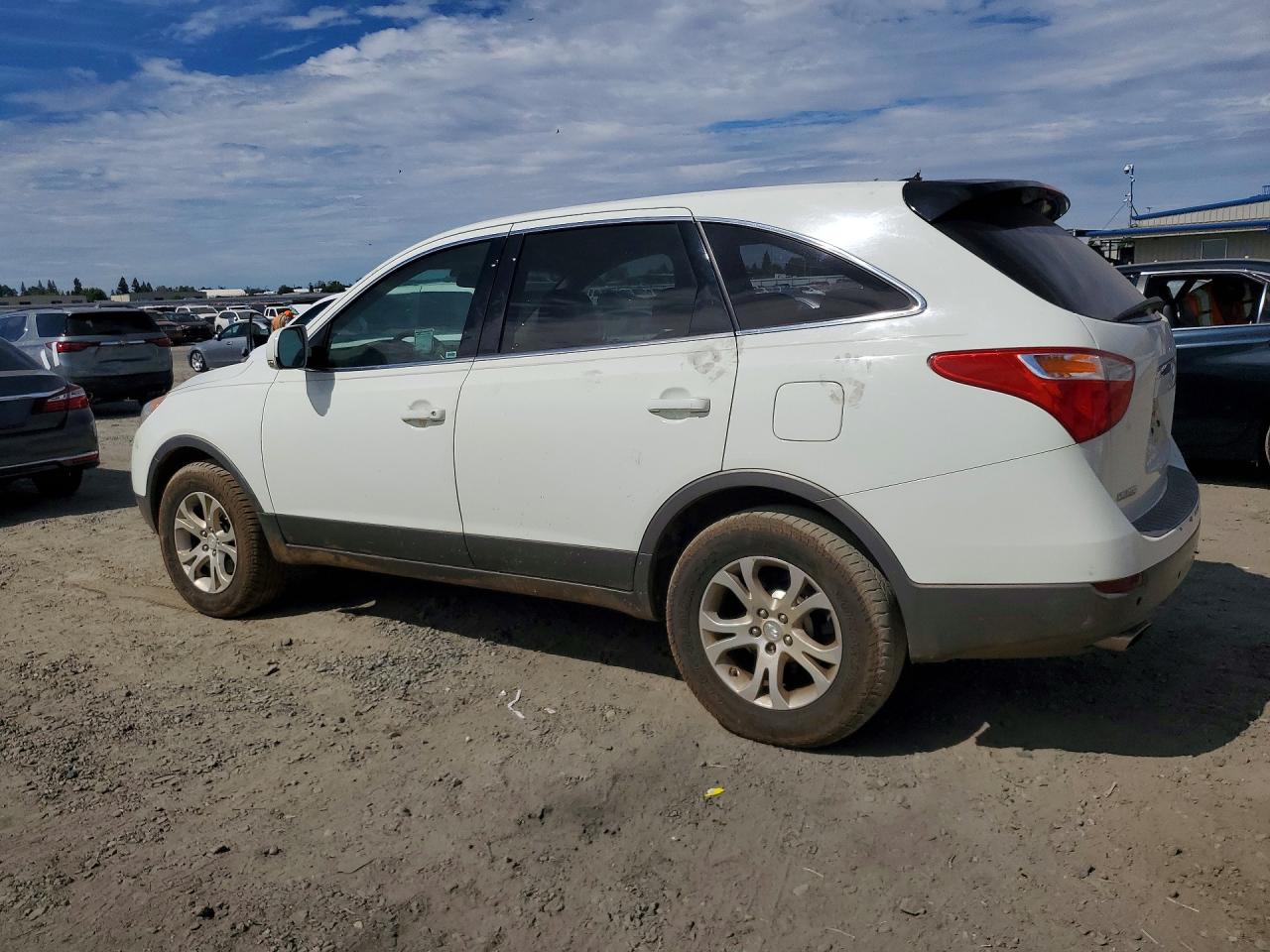 2007 Hyundai Veracruz Gls White vin: KM8NU73C47U006357