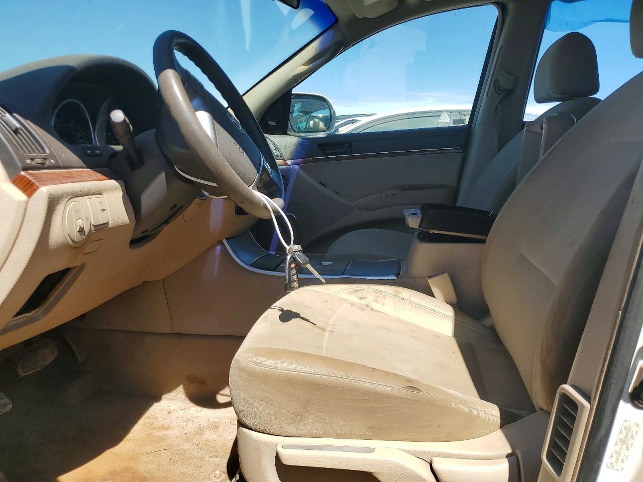 2007 Hyundai Veracruz Gls White vin: KM8NU73C47U006357