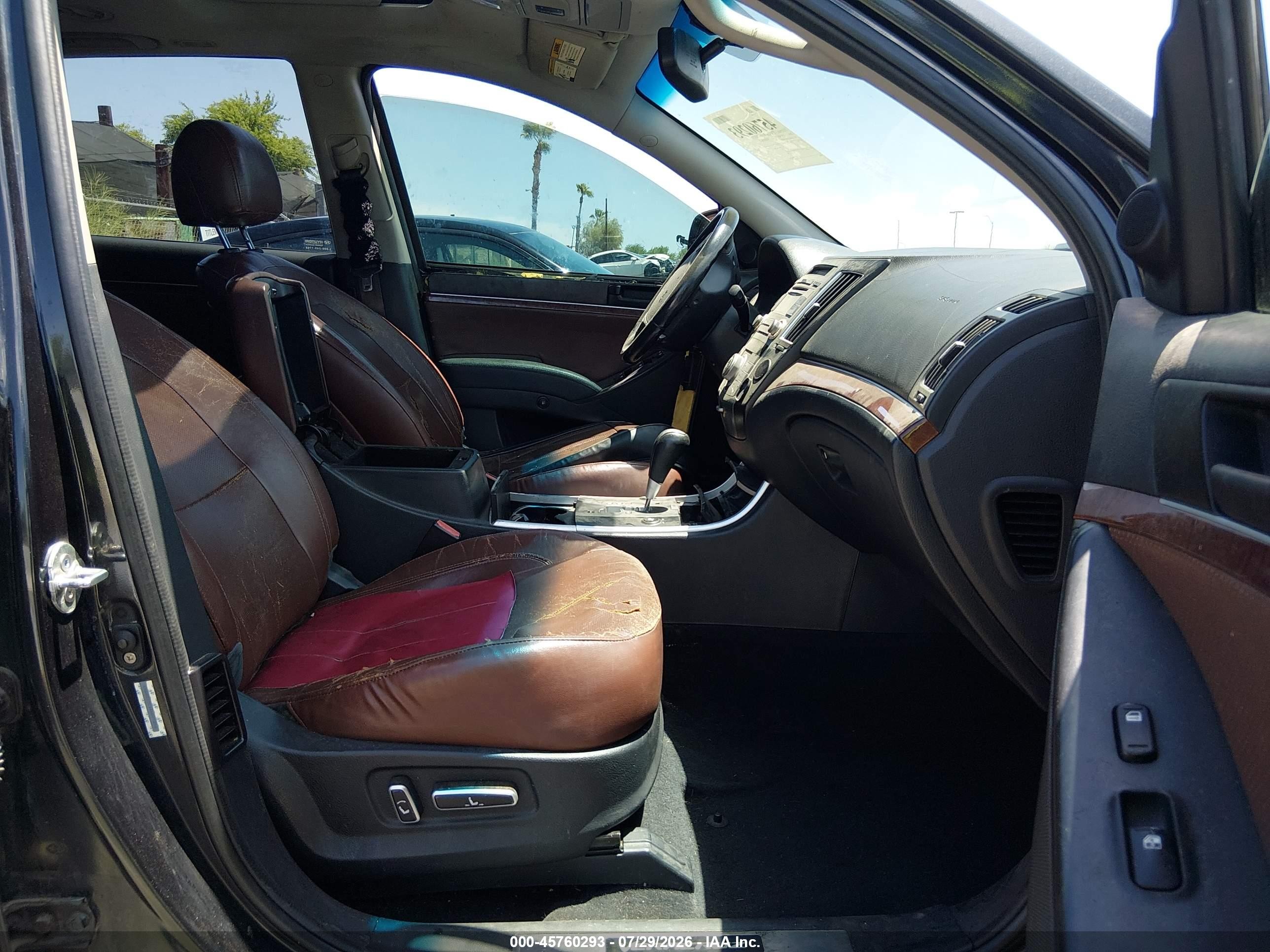 2008 Hyundai Veracruz Gls/limited/se Burgundy vin: KM8NU73C48U067256