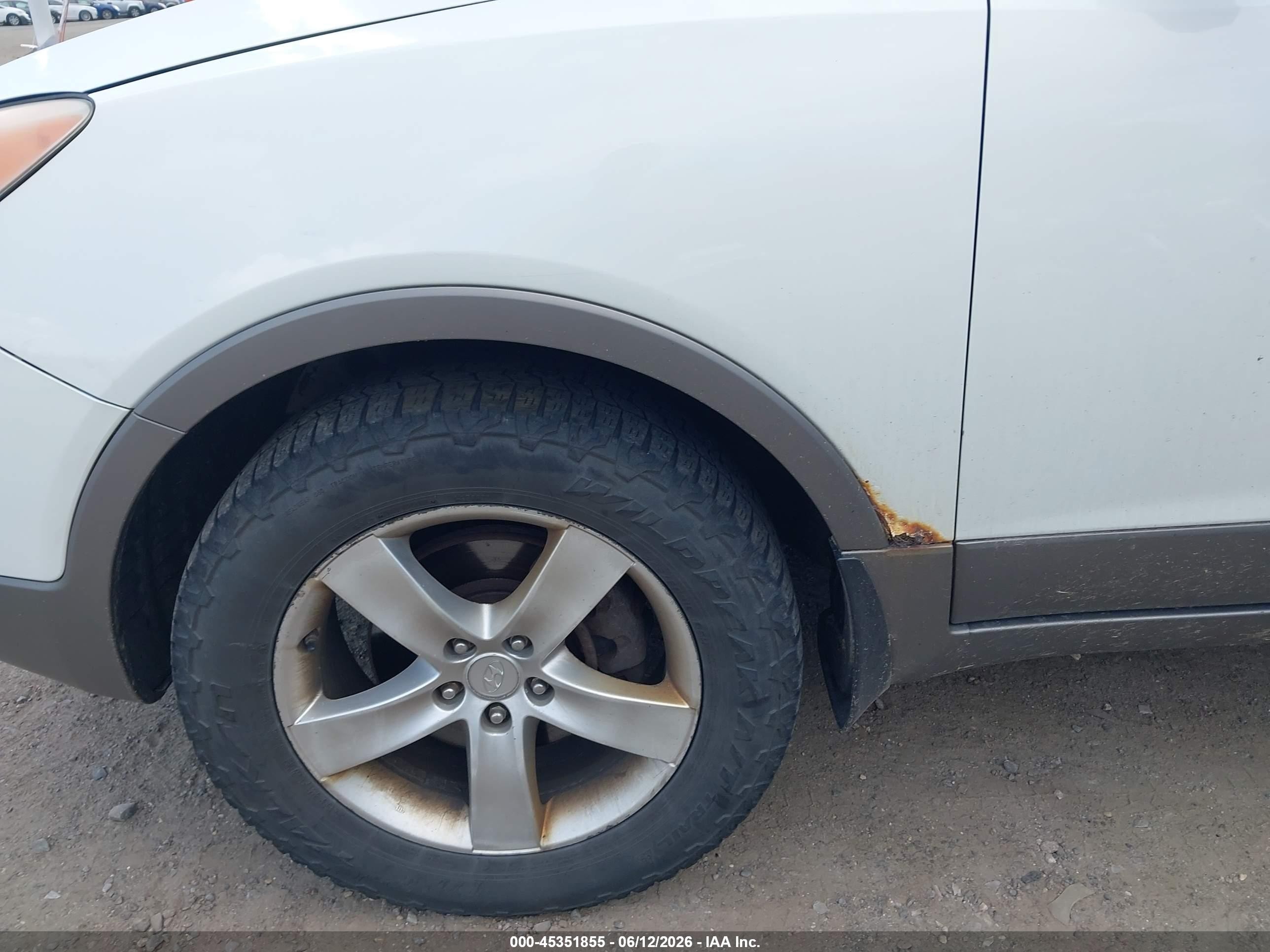 2008 Hyundai Veracruz Gls/limited/se White vin: KM8NU73C58U071784