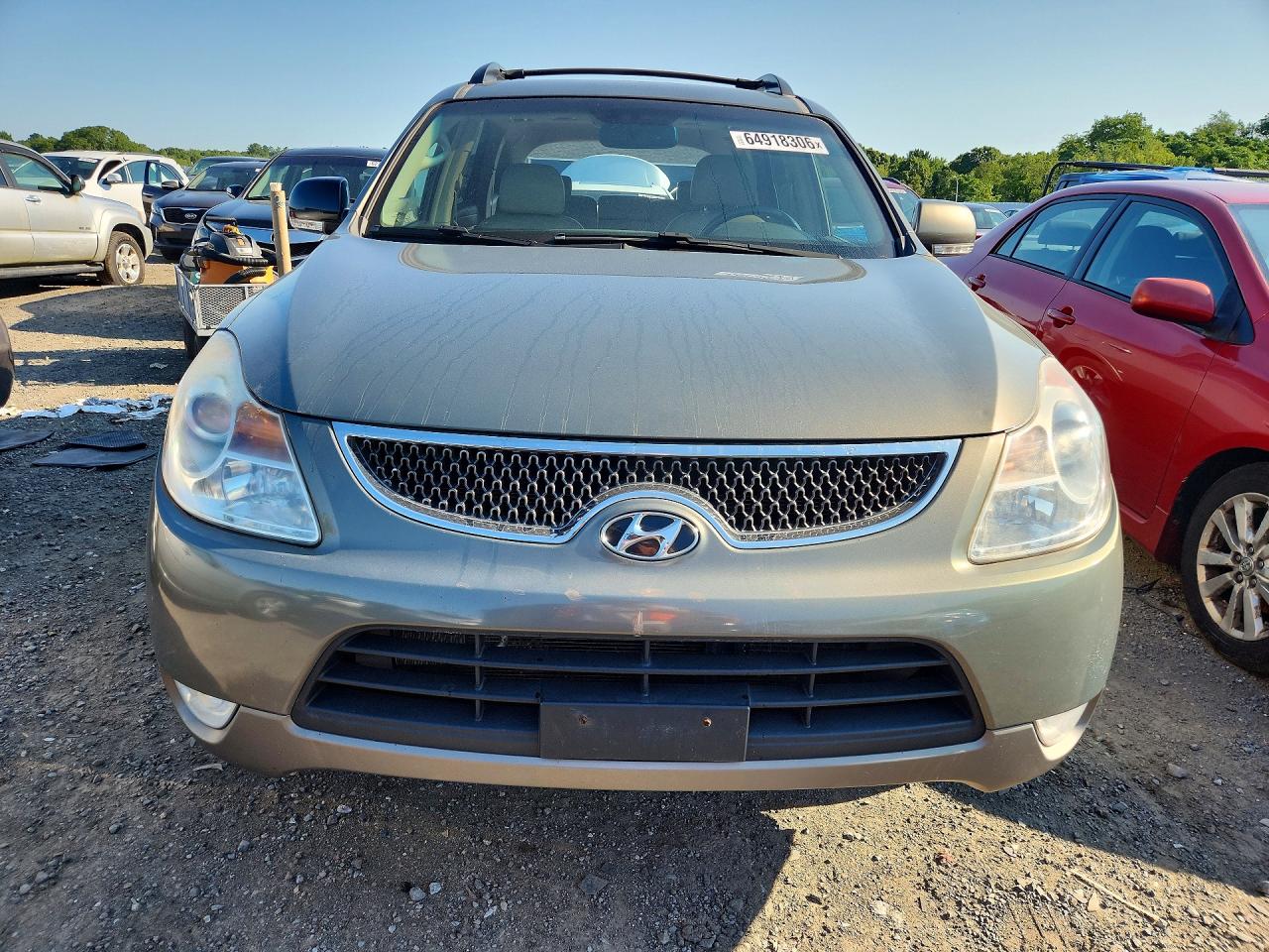 2008 Hyundai Veracruz Gls Зеленый vin: KM8NU73C68U038535