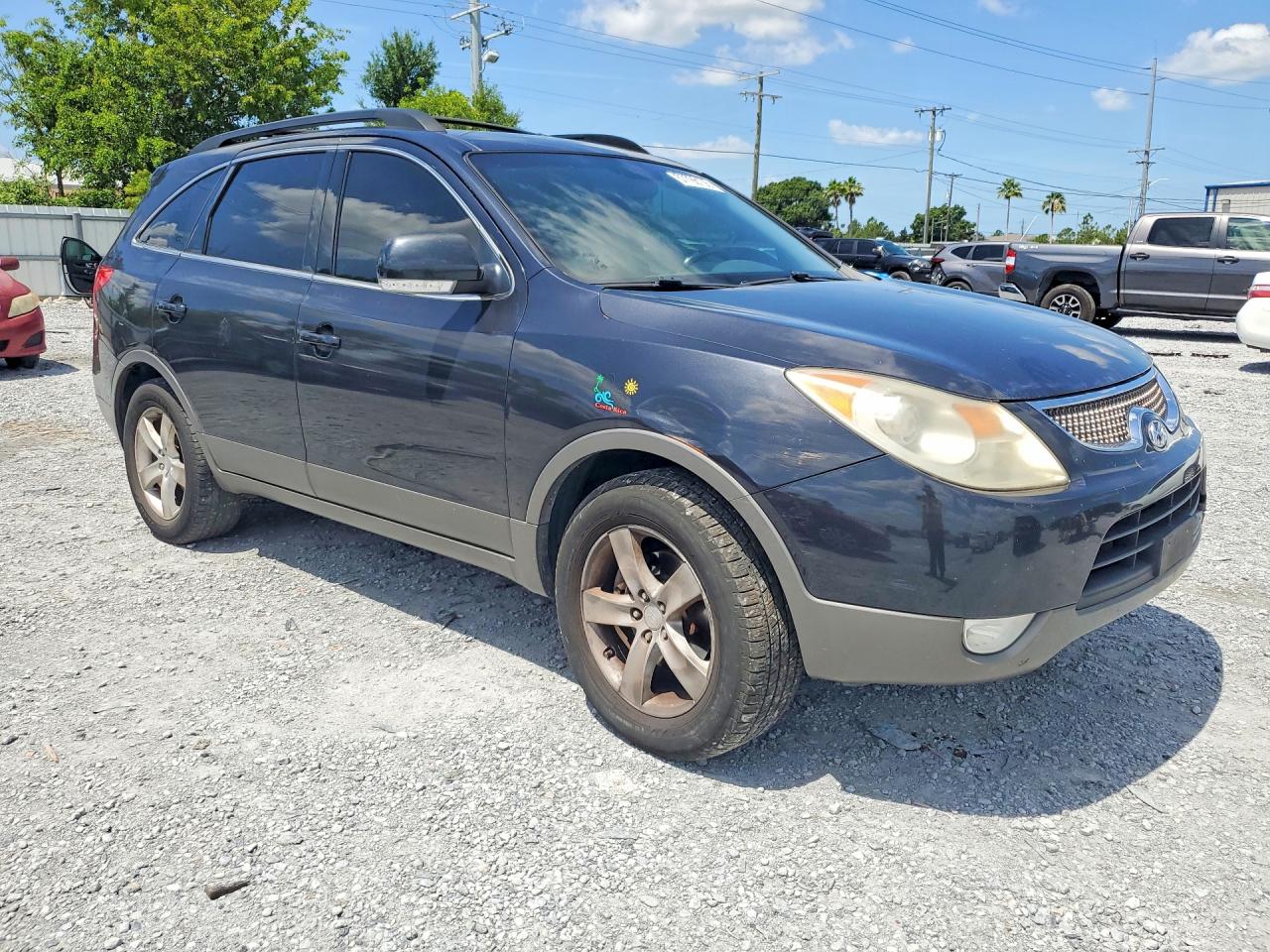 2007 Hyundai Veracruz Gls Черный vin: KM8NU73C77U022052