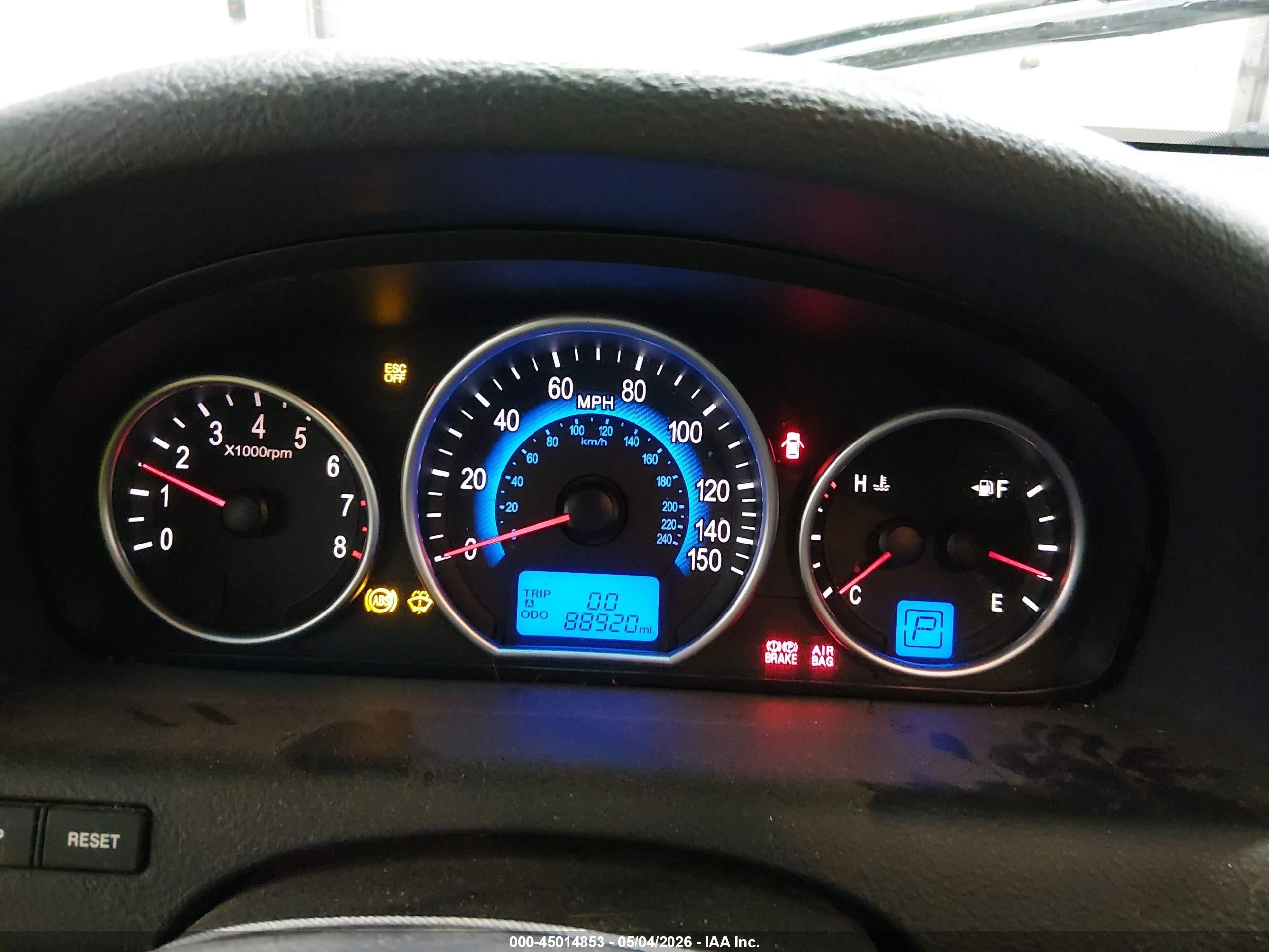 2007 Hyundai Veracruz Gls/limited/se Blue vin: KM8NU73C77U036873