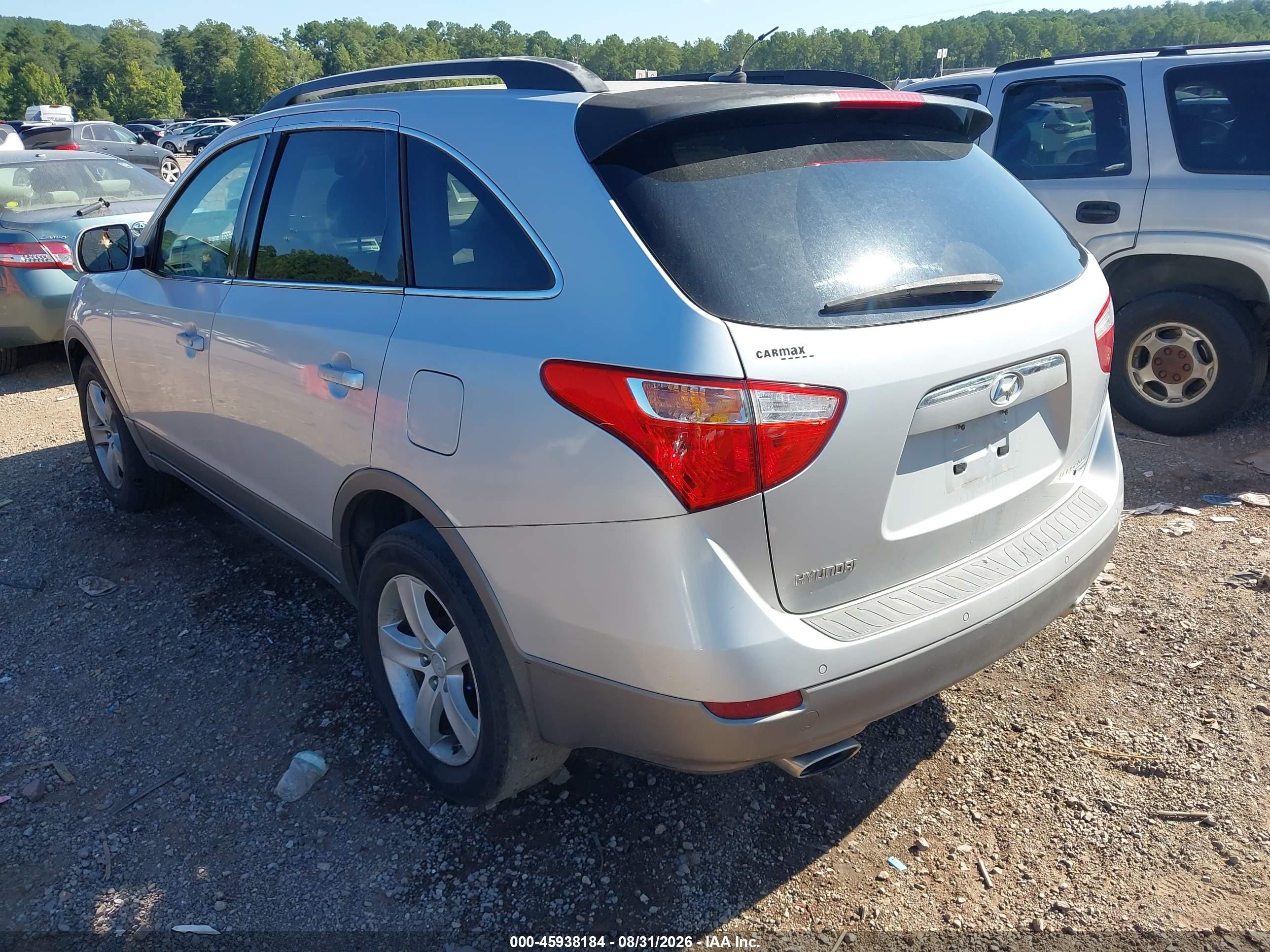 2008 Hyundai Veracruz Gls/limited/se Silver vin: KM8NU73C78U045414