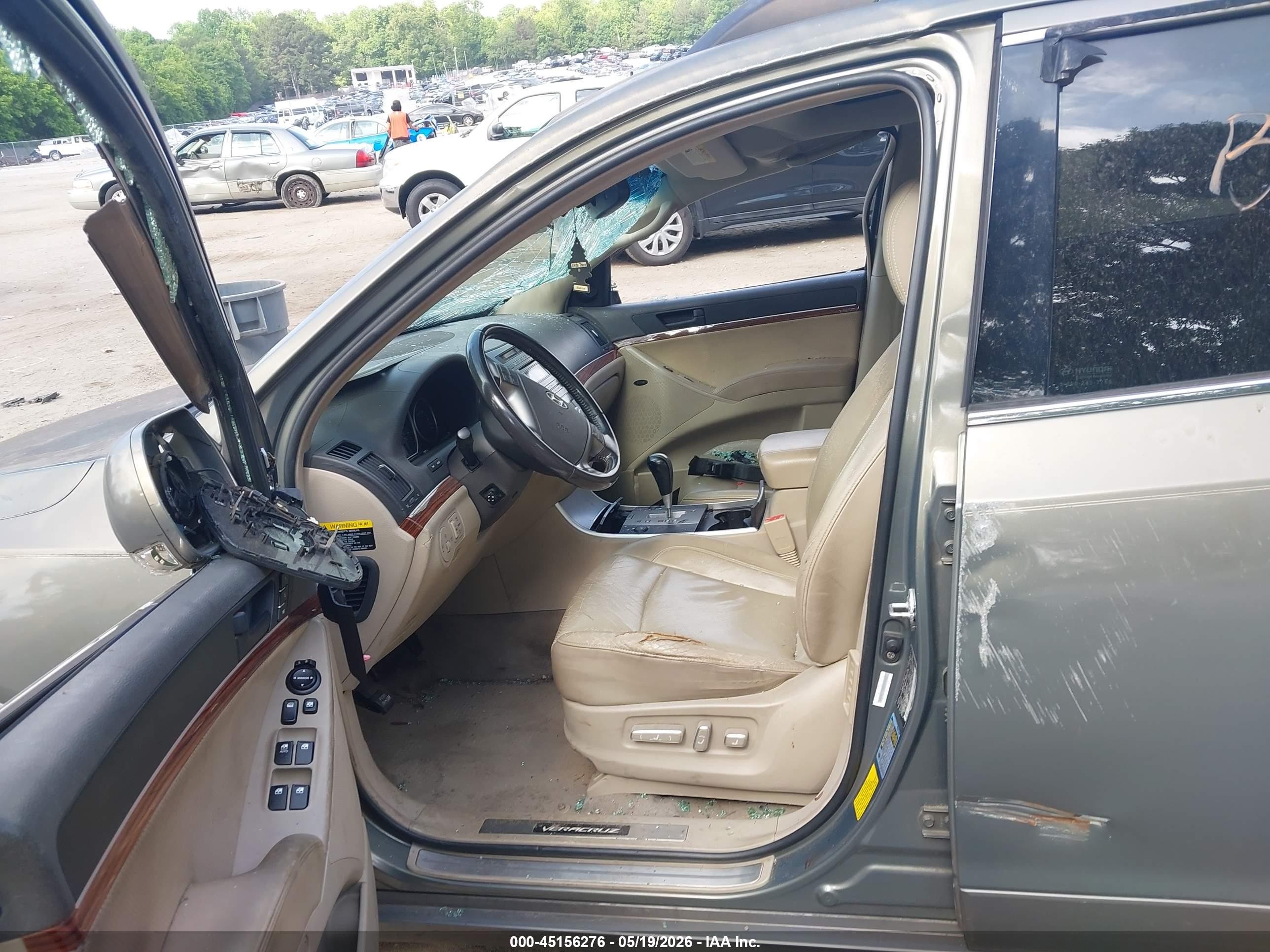 2008 Hyundai Veracruz Gls/limited/se Green vin: KM8NU73C88U038827