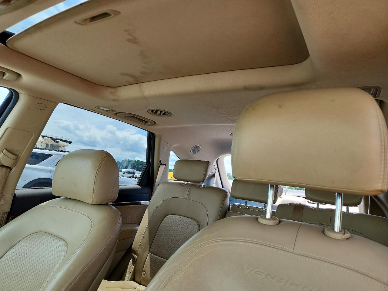 2008 Hyundai Veracruz Gls White vin: KM8NU73C88U044983