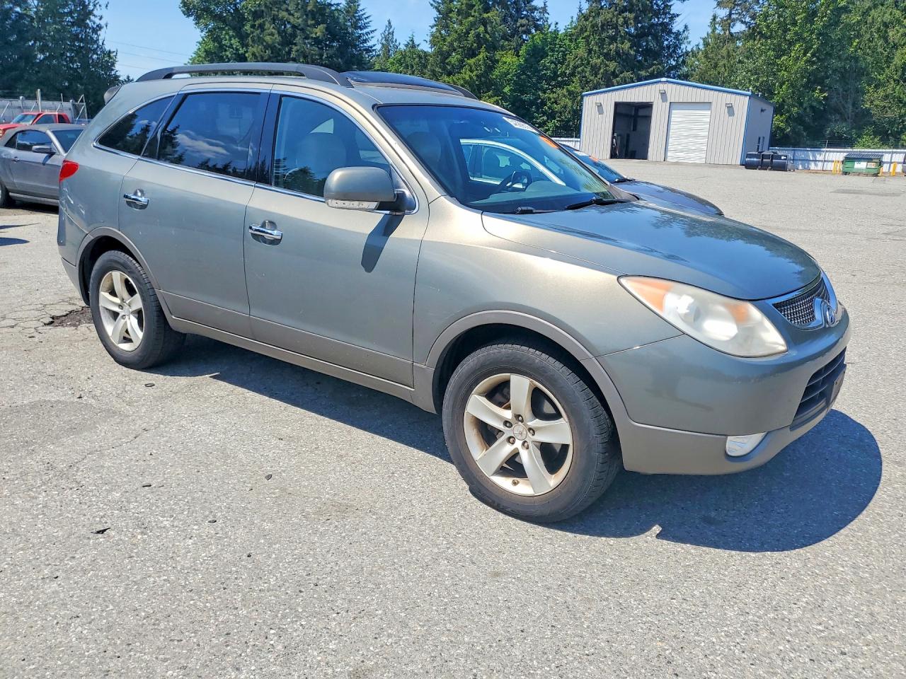 2008 Hyundai Veracruz Gls Gray vin: KM8NU73C88U058009