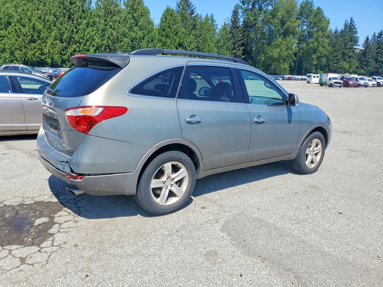 2008 Hyundai Veracruz Gls Gray vin: KM8NU73C88U058009